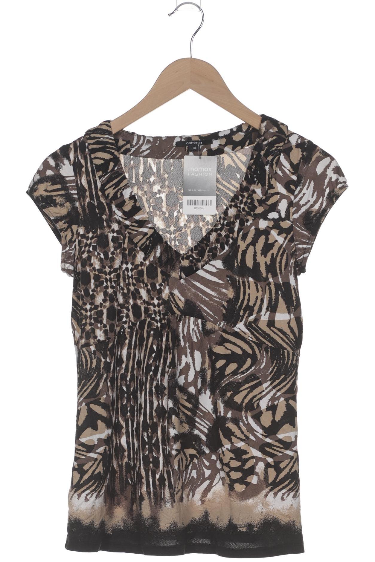 

Comma Damen T-Shirt, braun, Gr. 38
