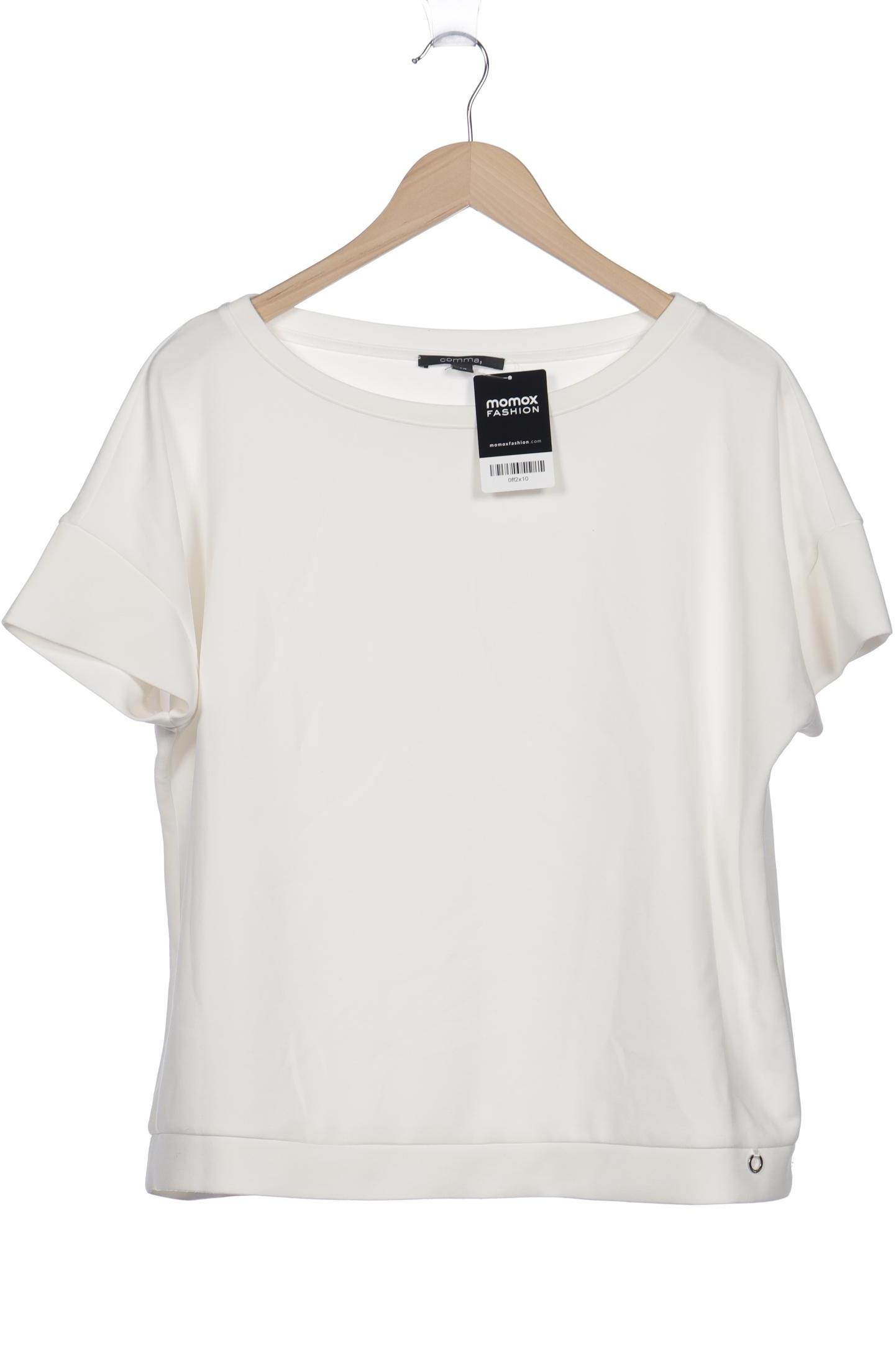 

Comma Damen T-Shirt, weiß