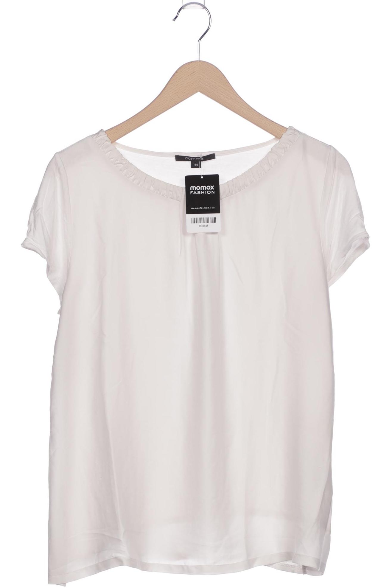 

Comma Damen T-Shirt, cremeweiß, Gr. 44