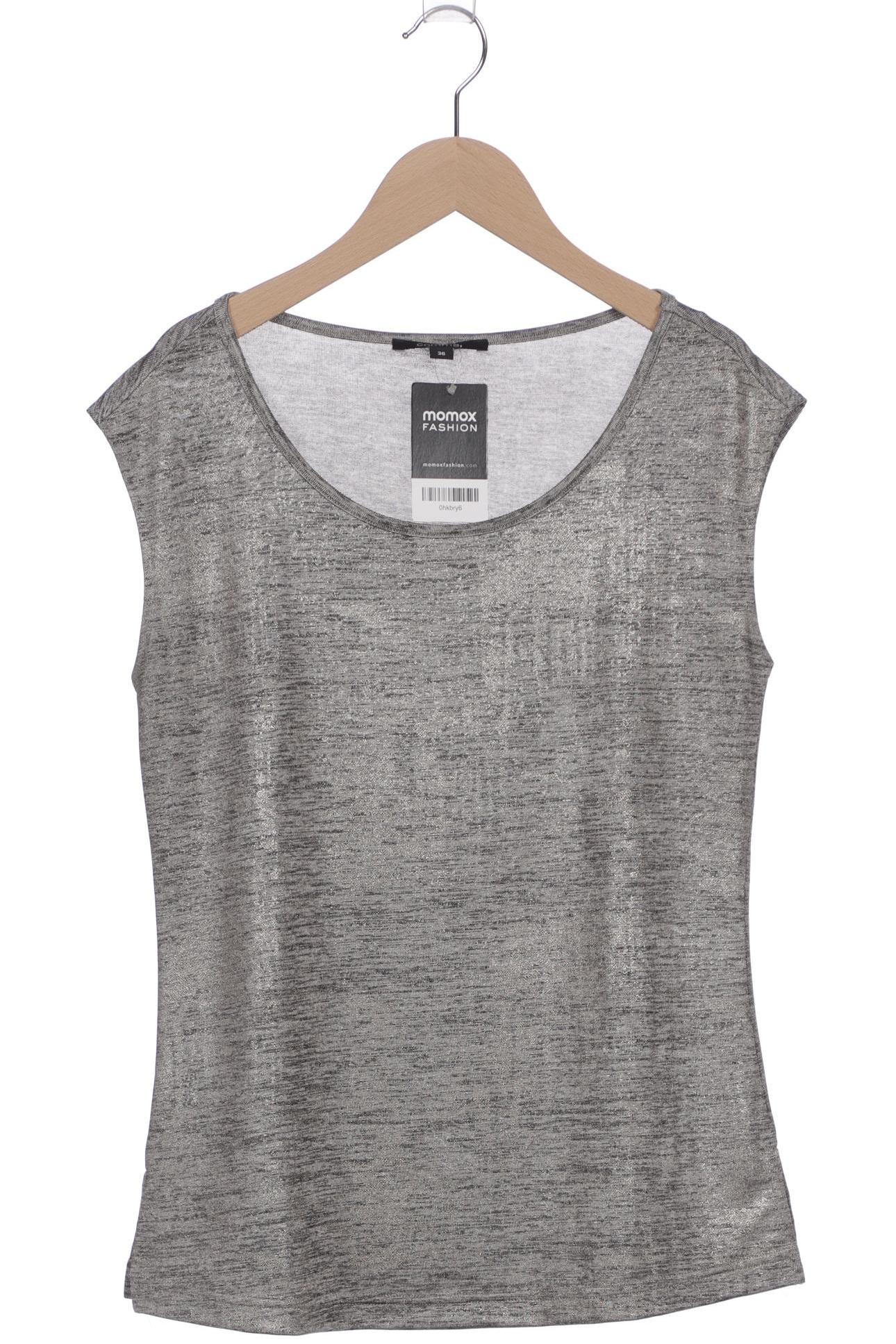 

Comma Damen T-Shirt, grau, Gr. 36