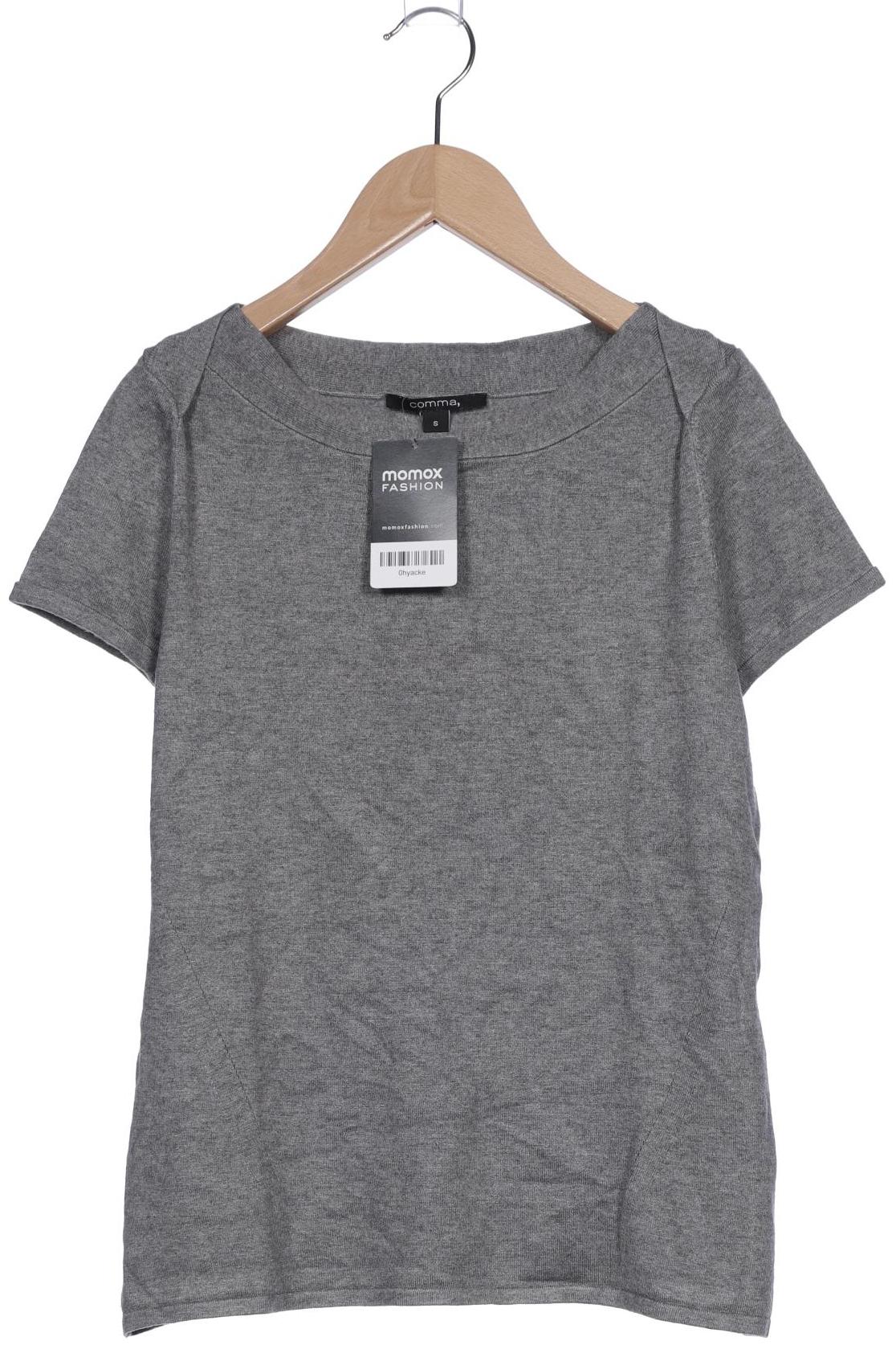 

Comma Damen T-Shirt, grau, Gr. 36