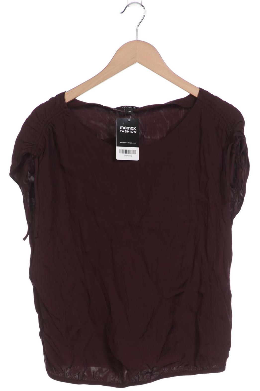 

Comma Damen T-Shirt, braun, Gr. 38