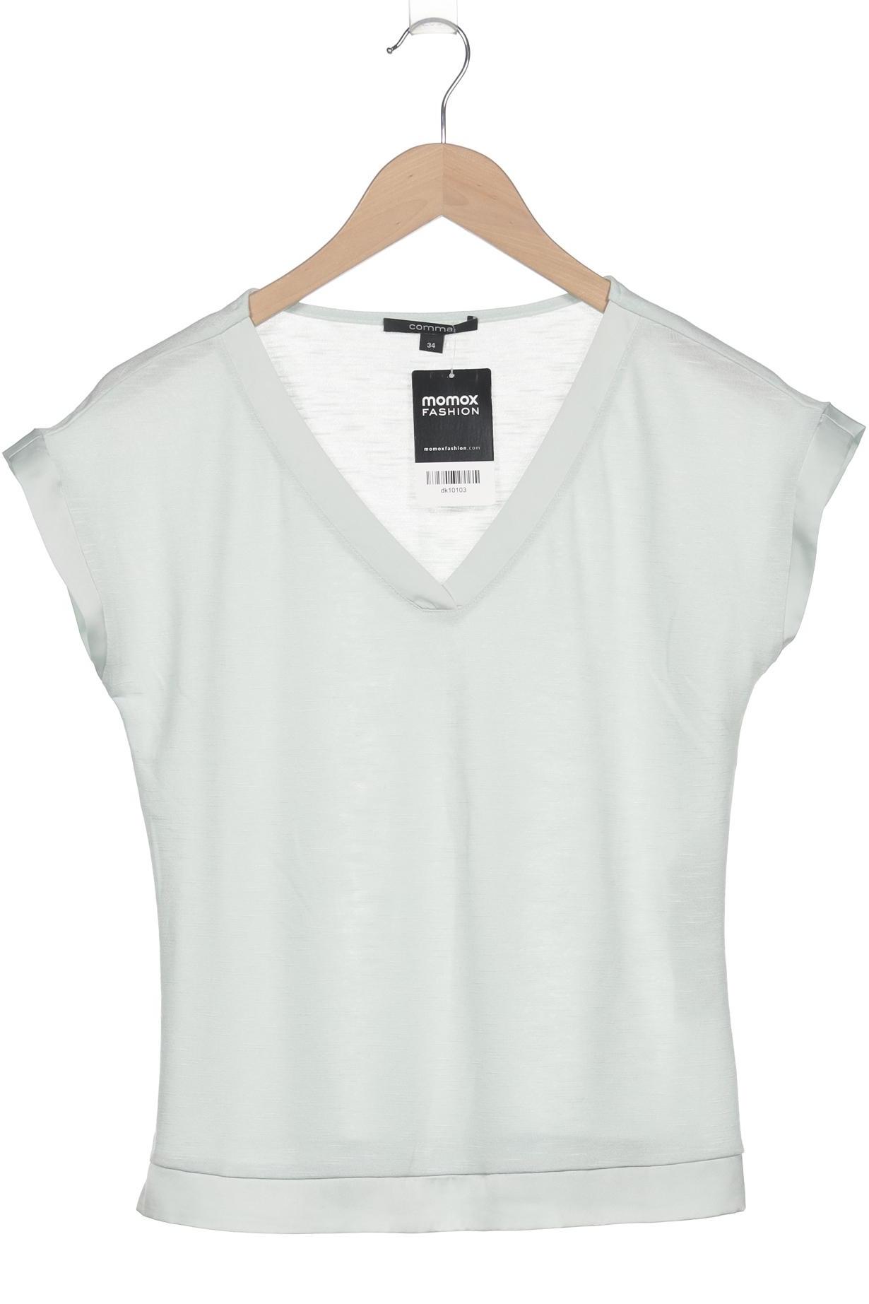 

Comma Damen T-Shirt, türkis, Gr. 34