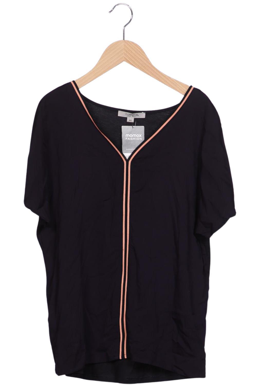 

Comma Damen T-Shirt, schwarz, Gr. 40