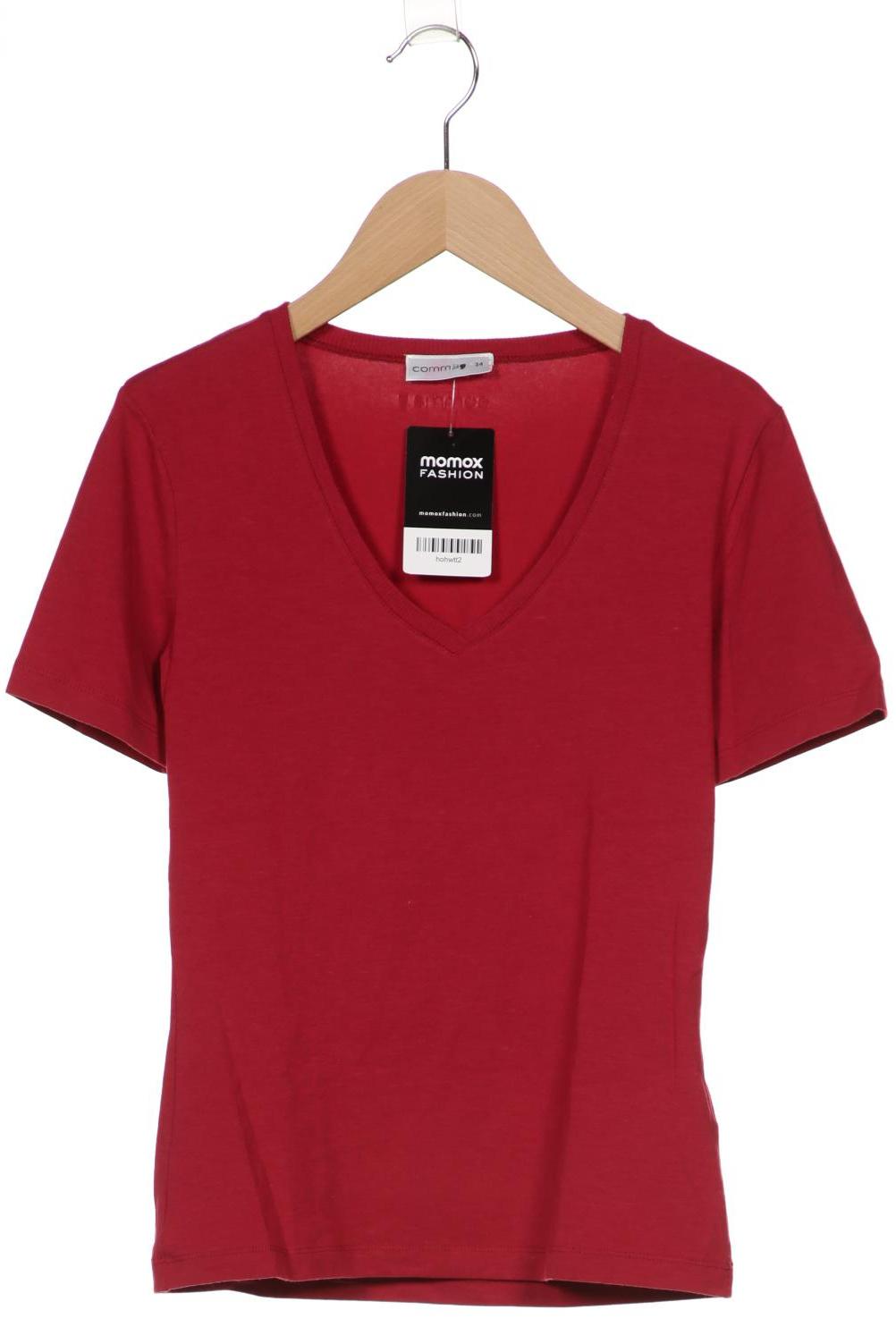 

Comma Damen T-Shirt, rot, Gr. 34