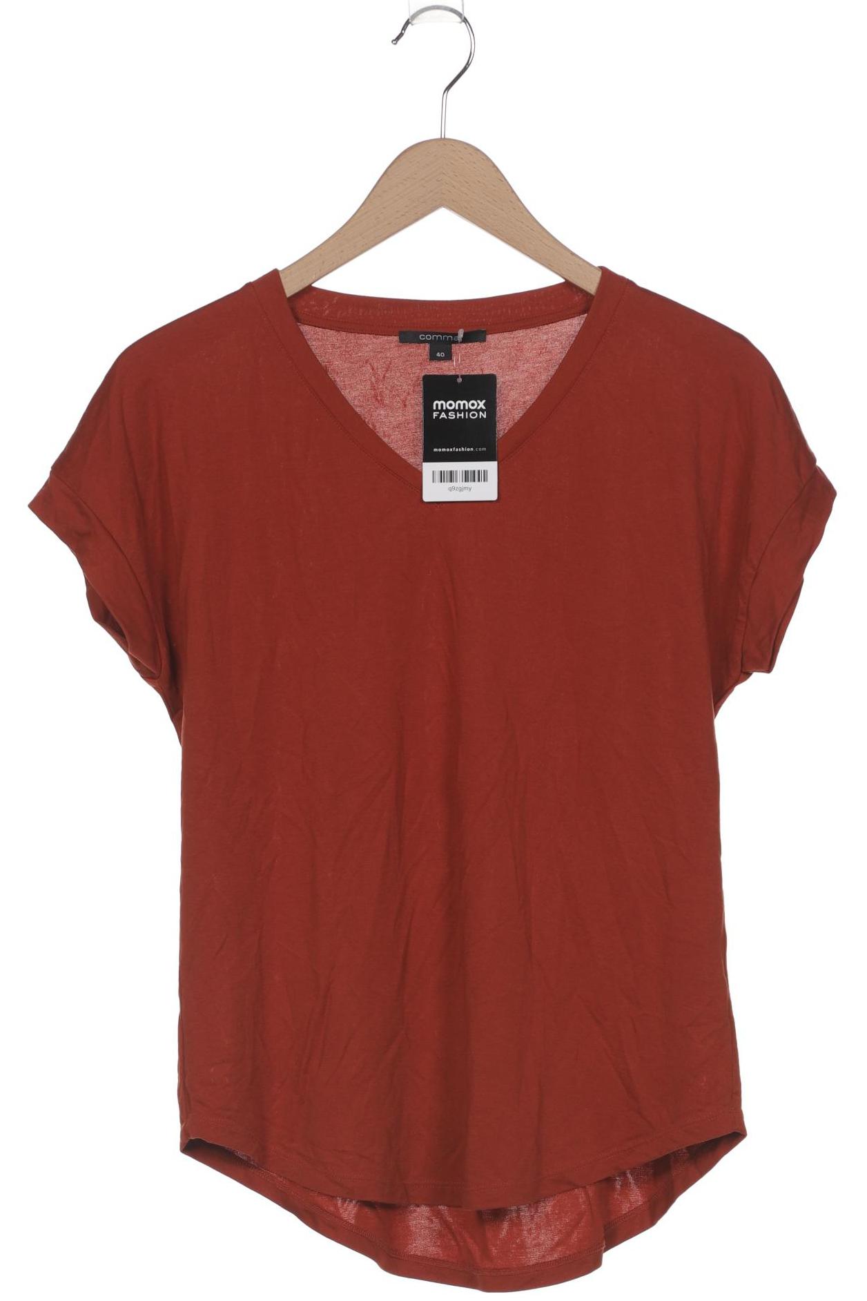 

Comma Damen T-Shirt, braun, Gr. 40