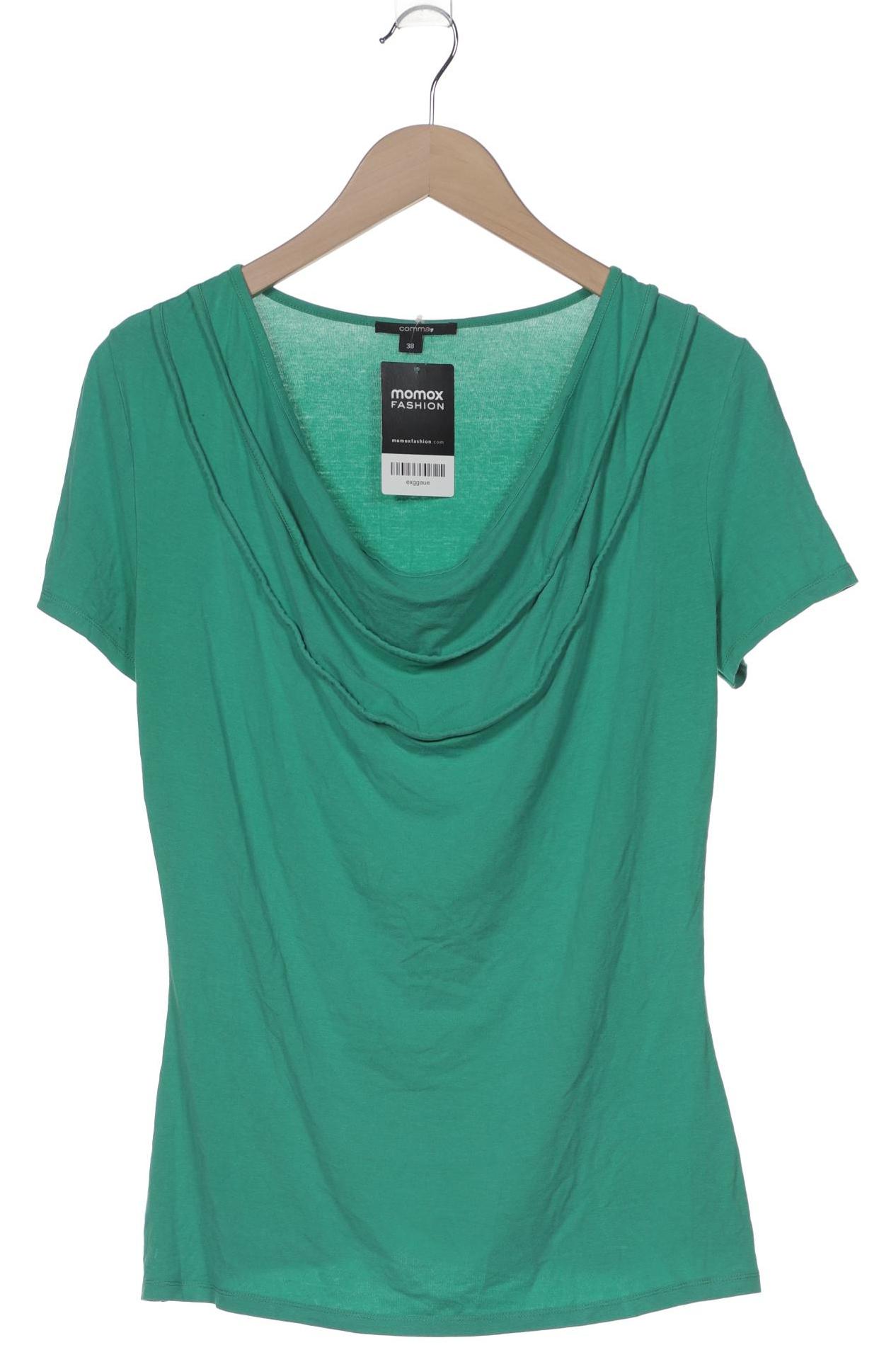 

Comma Damen T-Shirt, grün, Gr. 38