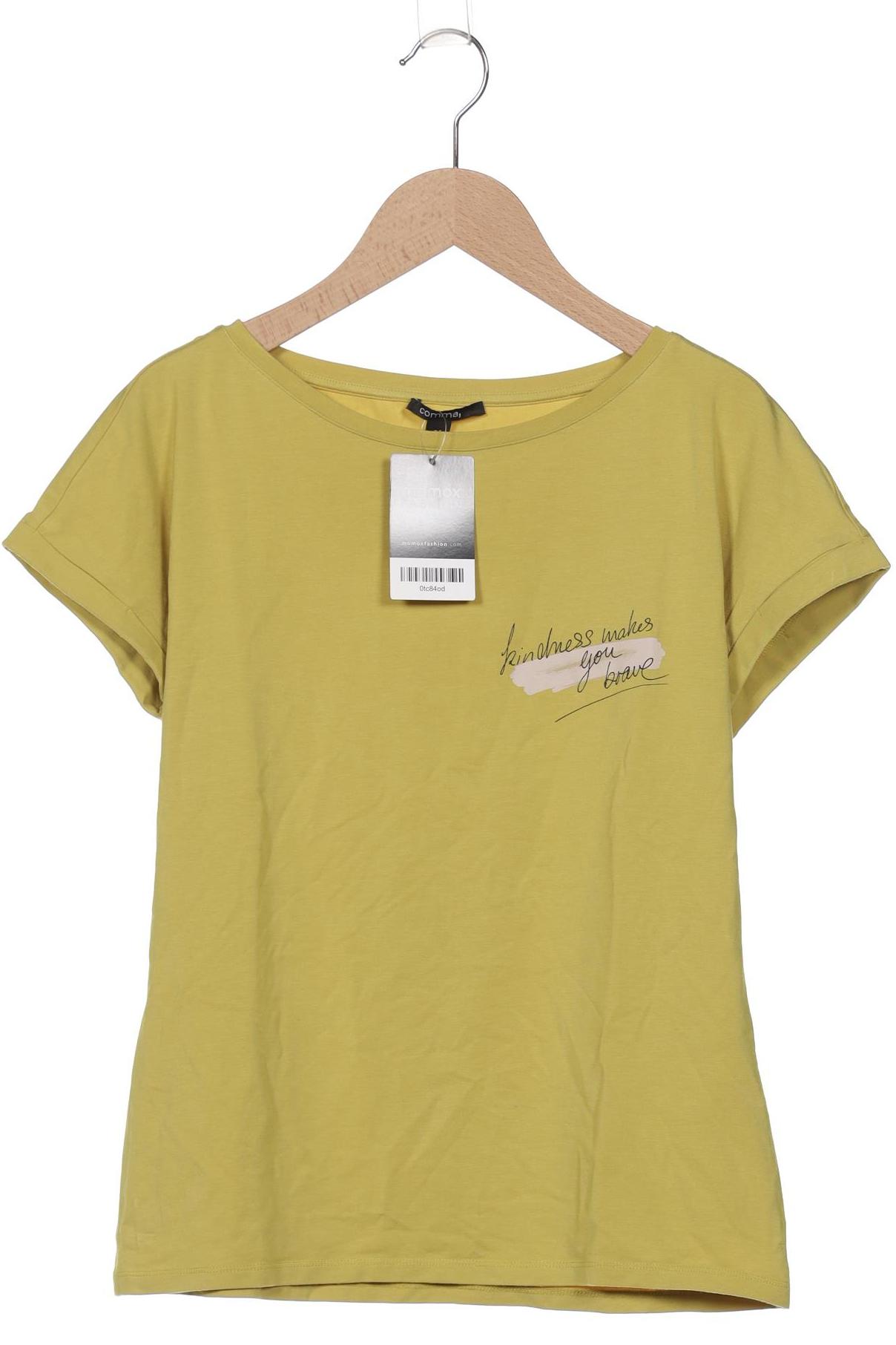 

Comma Damen T-Shirt, hellgrün, Gr. 34