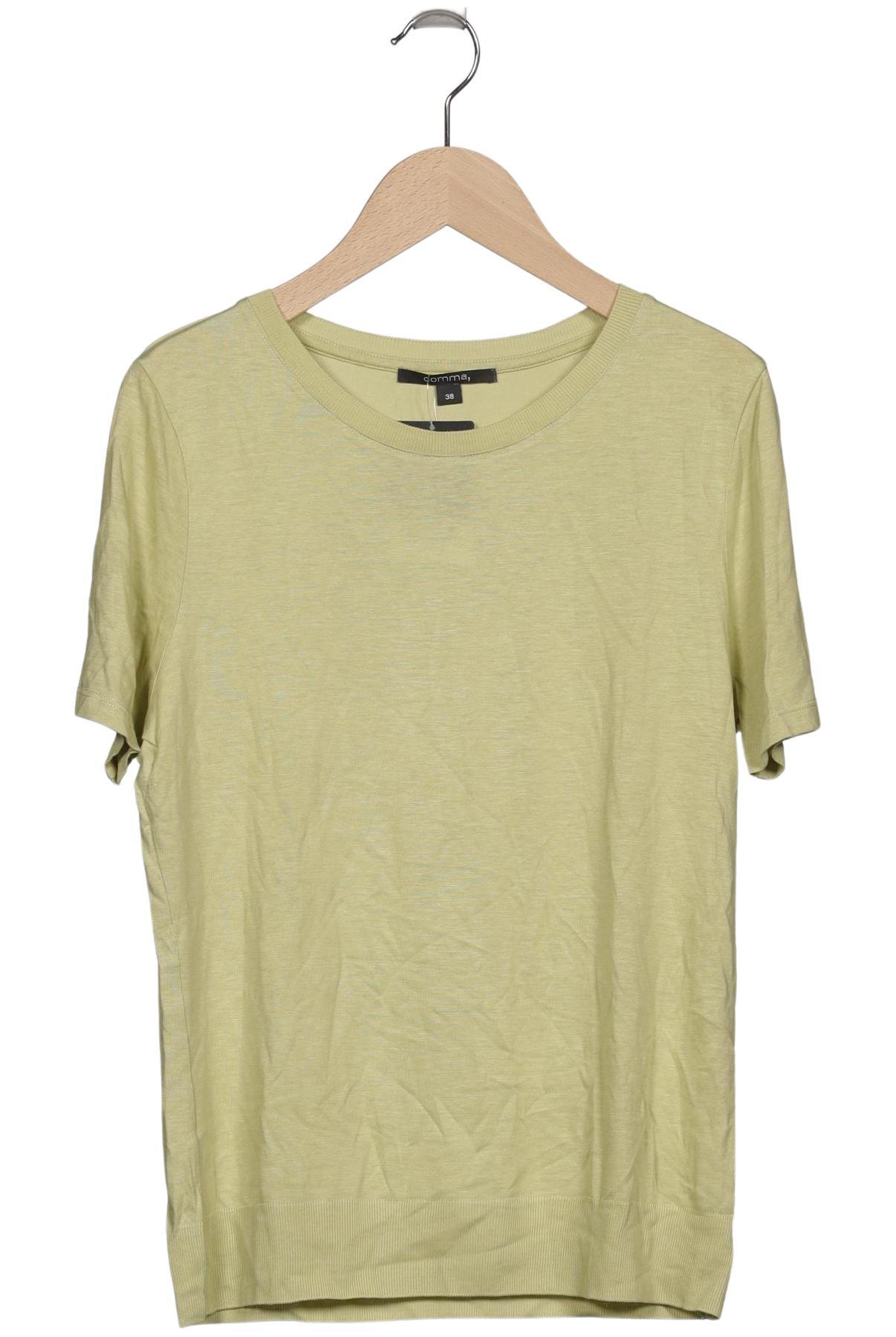 

Comma Damen T-Shirt, hellgrün, Gr. 38