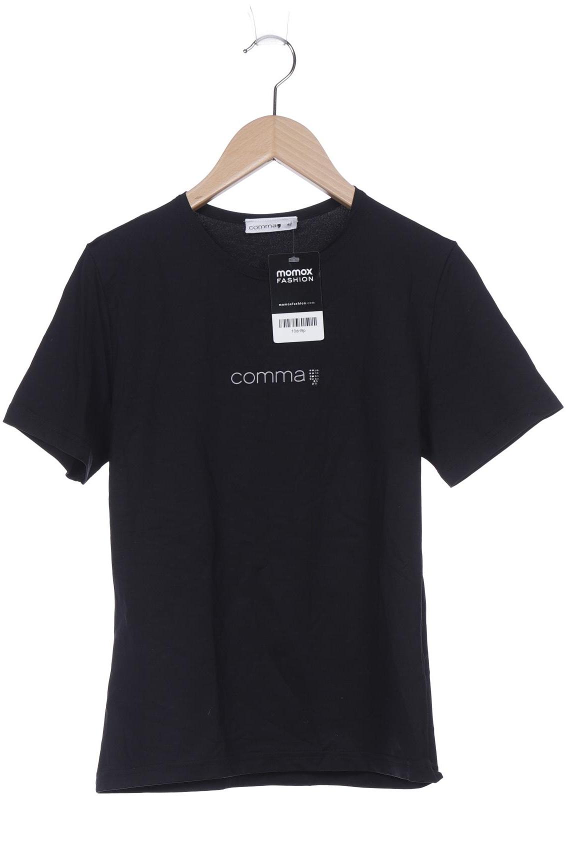 

Comma Damen T-Shirt, schwarz, Gr. 42