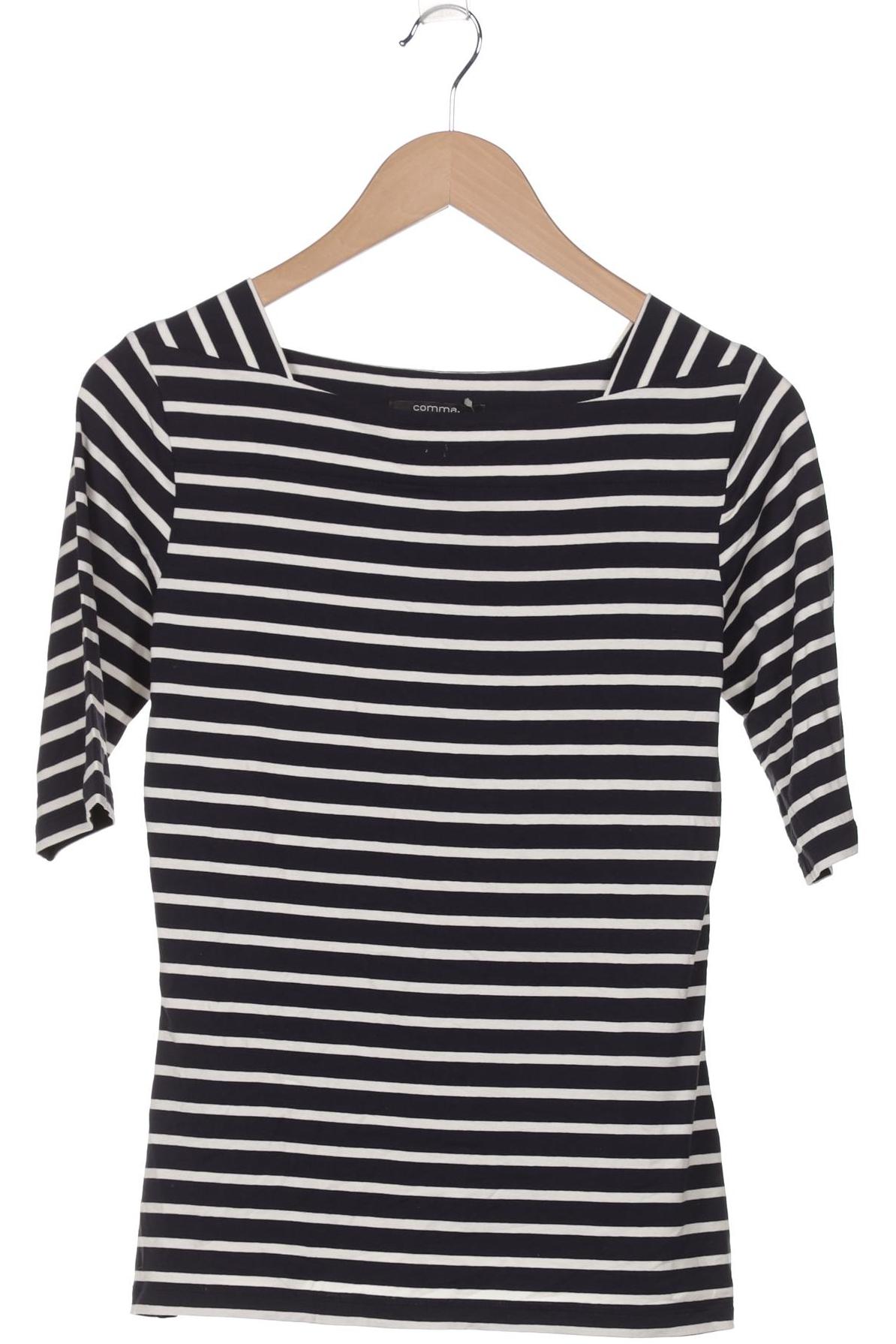 

Comma Damen T-Shirt, marineblau, Gr. 36