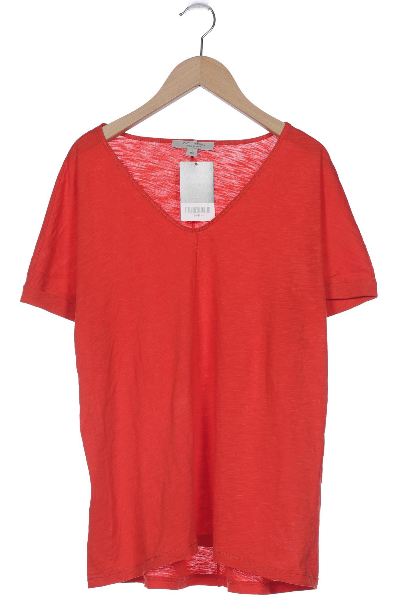 

Comma Damen T-Shirt, rot