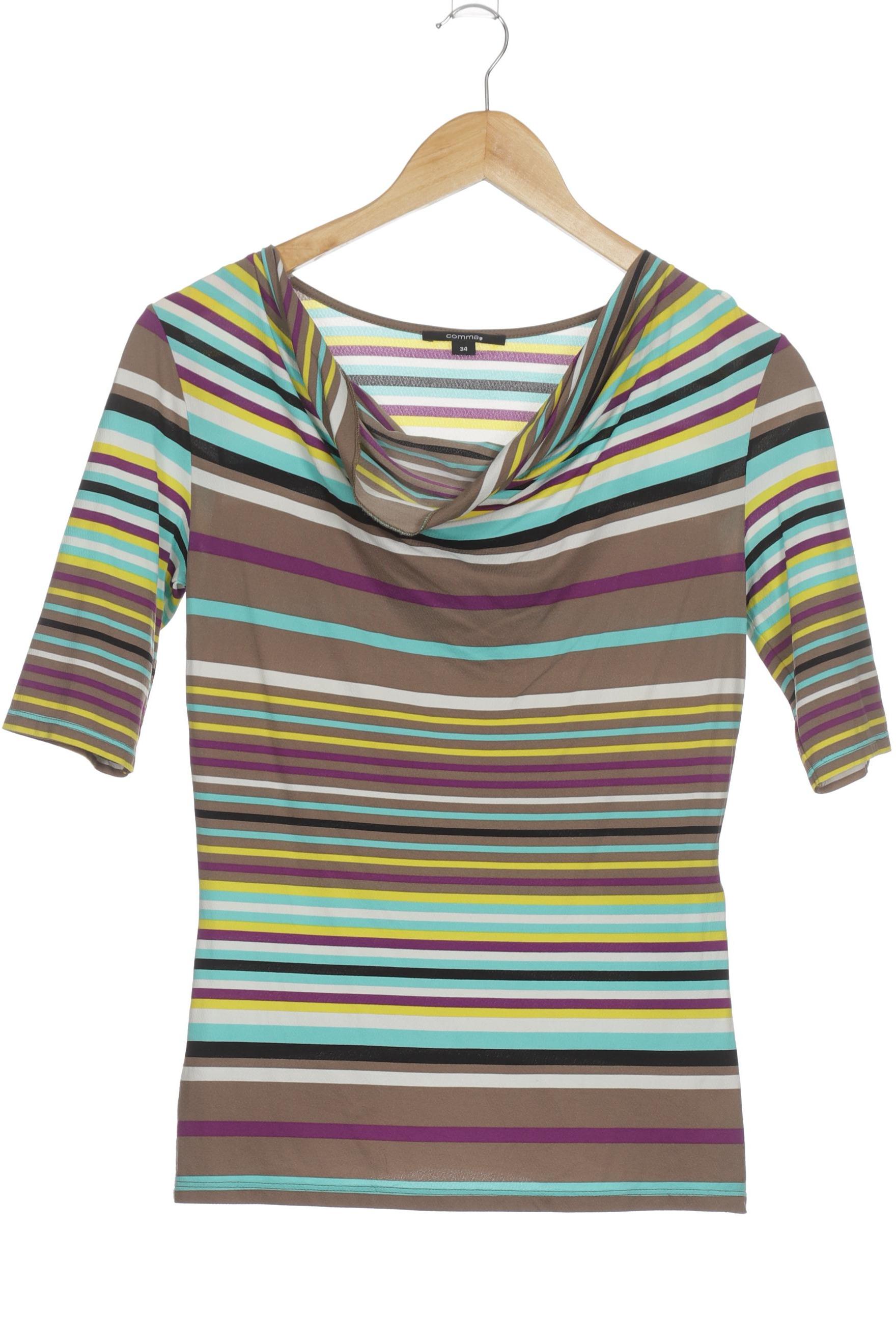 

Comma Damen T-Shirt, mehrfarbig, Gr. 38