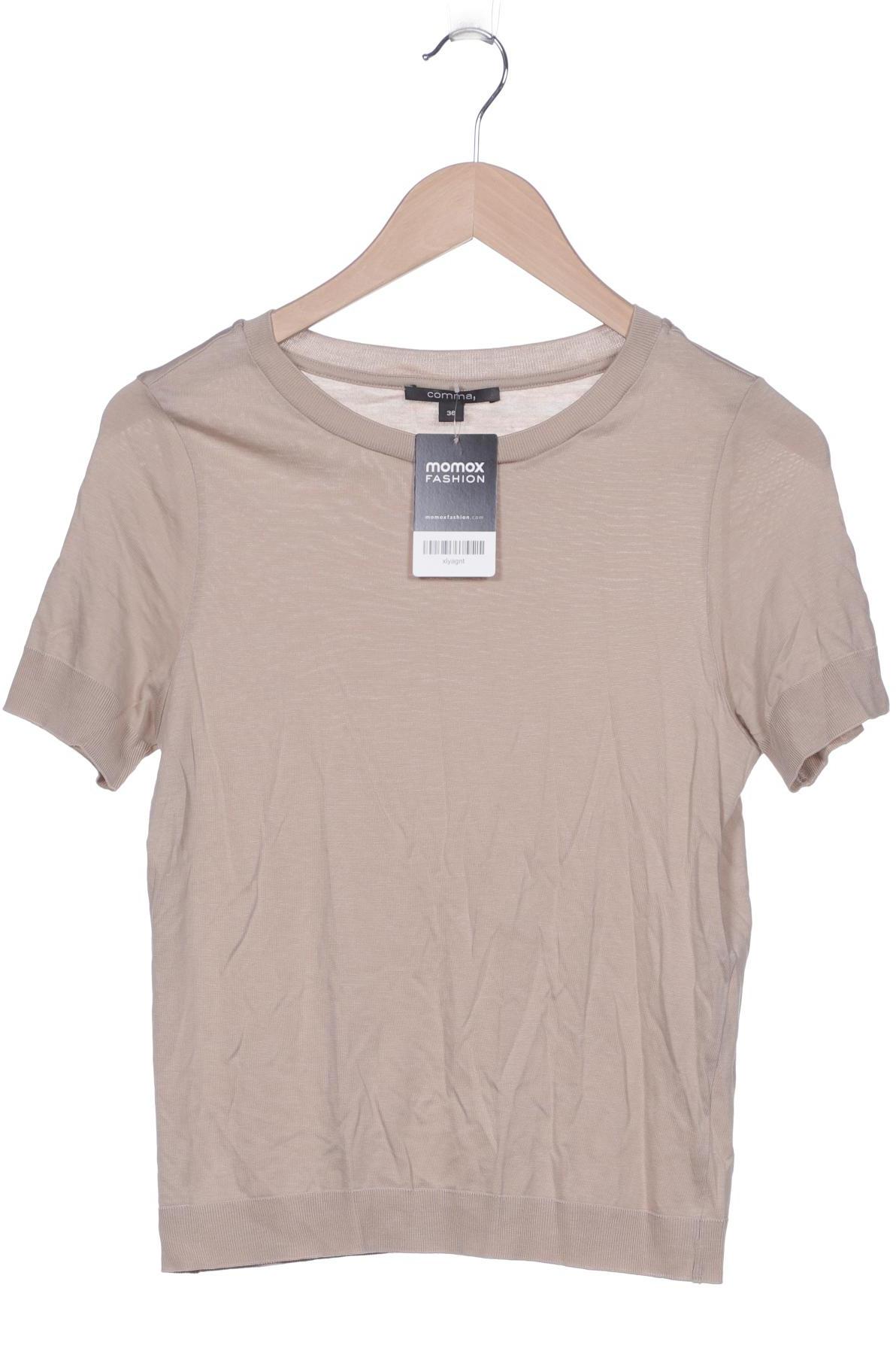 

Comma Damen T-Shirt, braun, Gr. 36