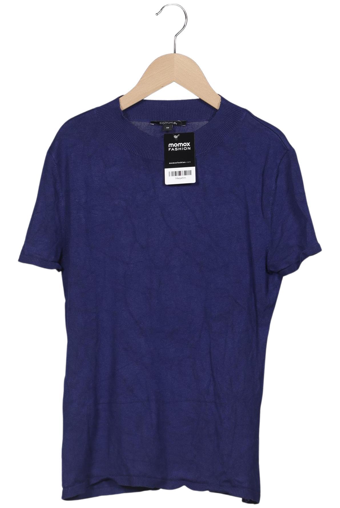 

Comma Damen T-Shirt, marineblau, Gr. 38