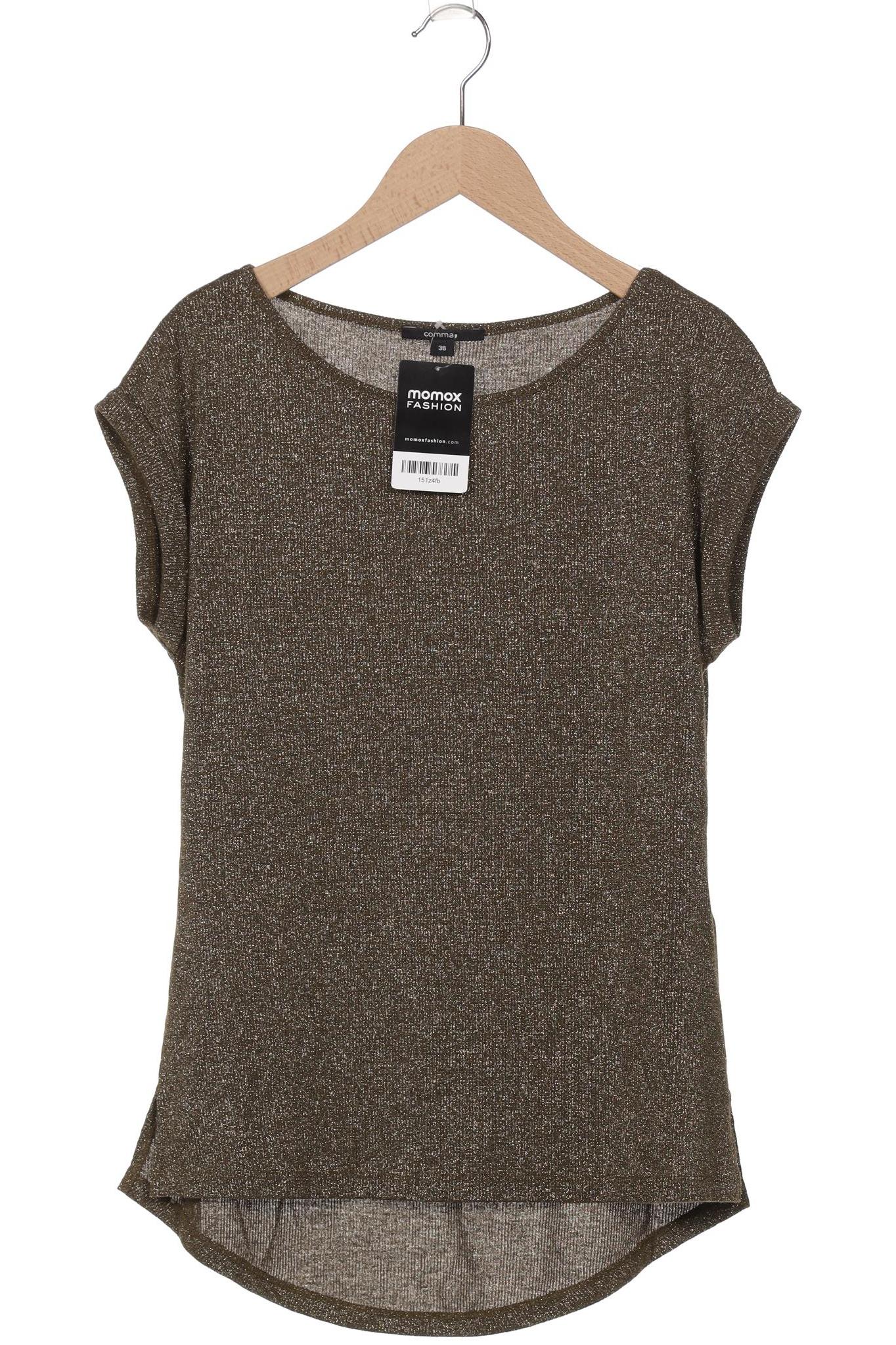 

Comma Damen T-Shirt, braun, Gr. 36