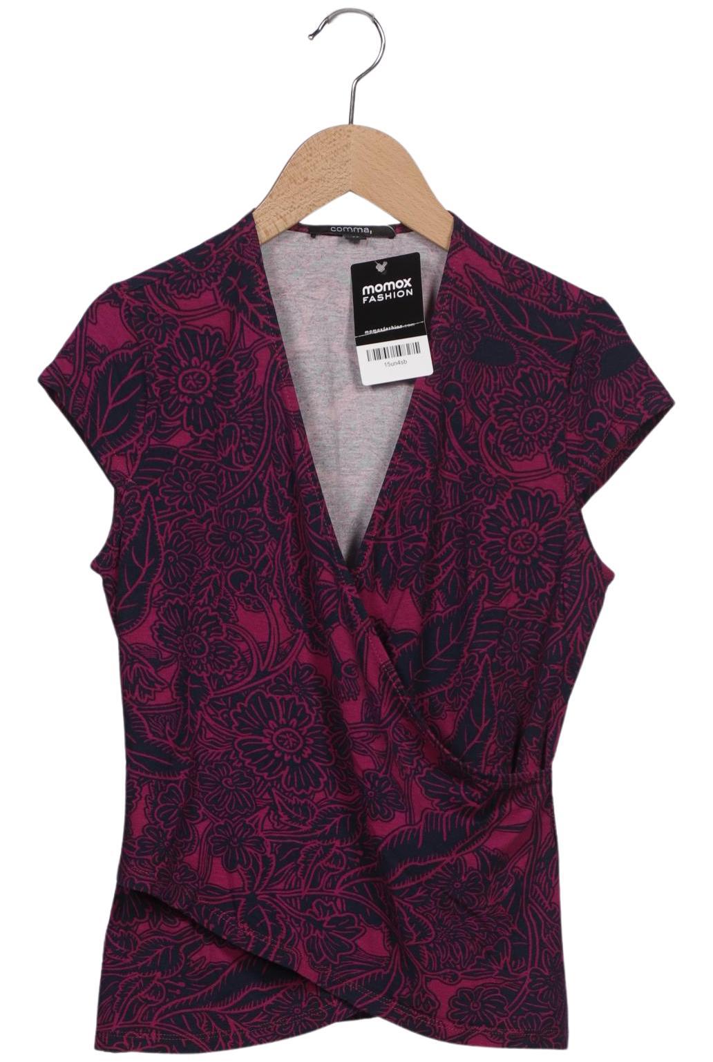 

Comma Damen T-Shirt, flieder, Gr. 36