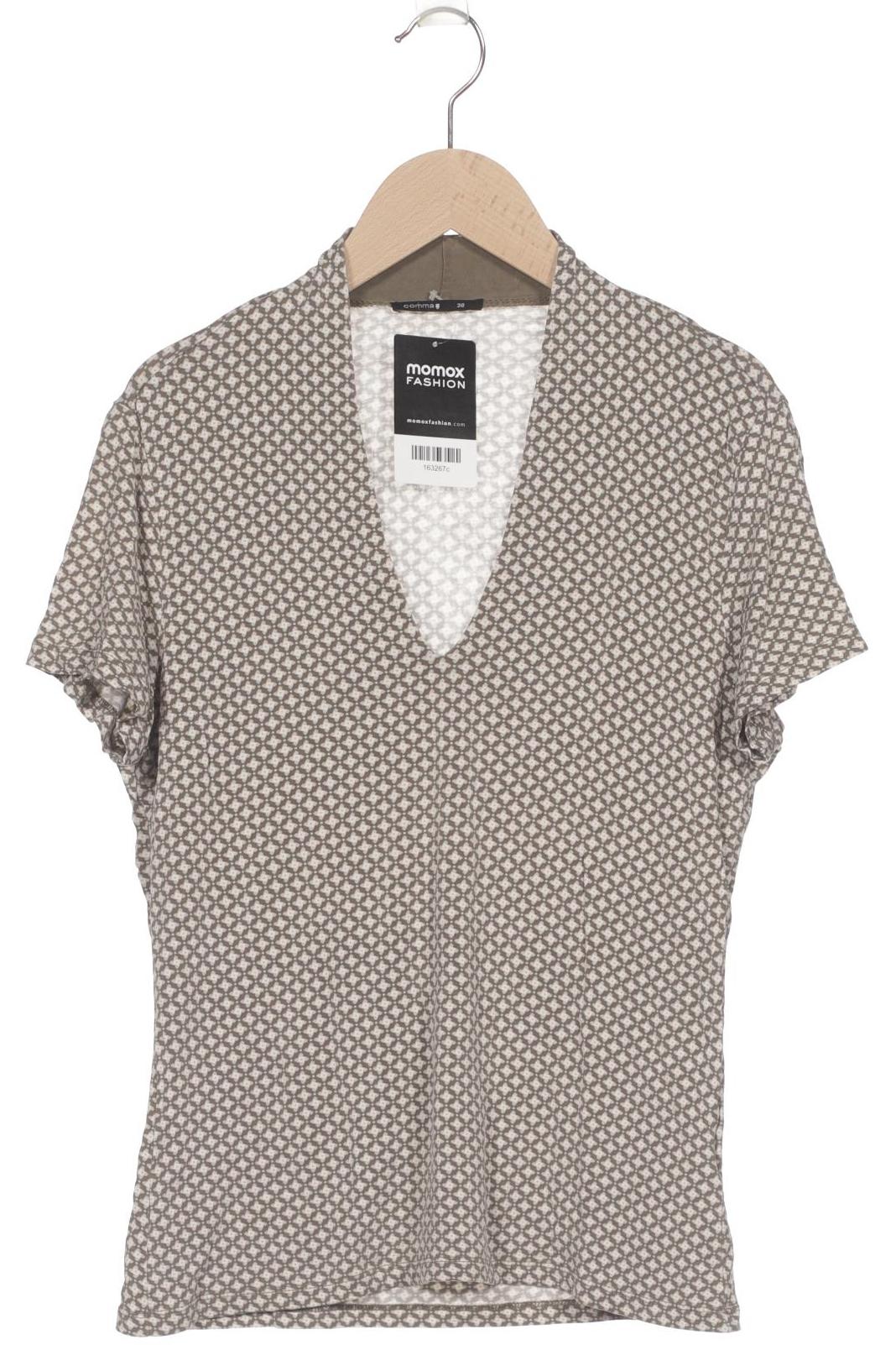 

Comma Damen T-Shirt, braun, Gr. 38