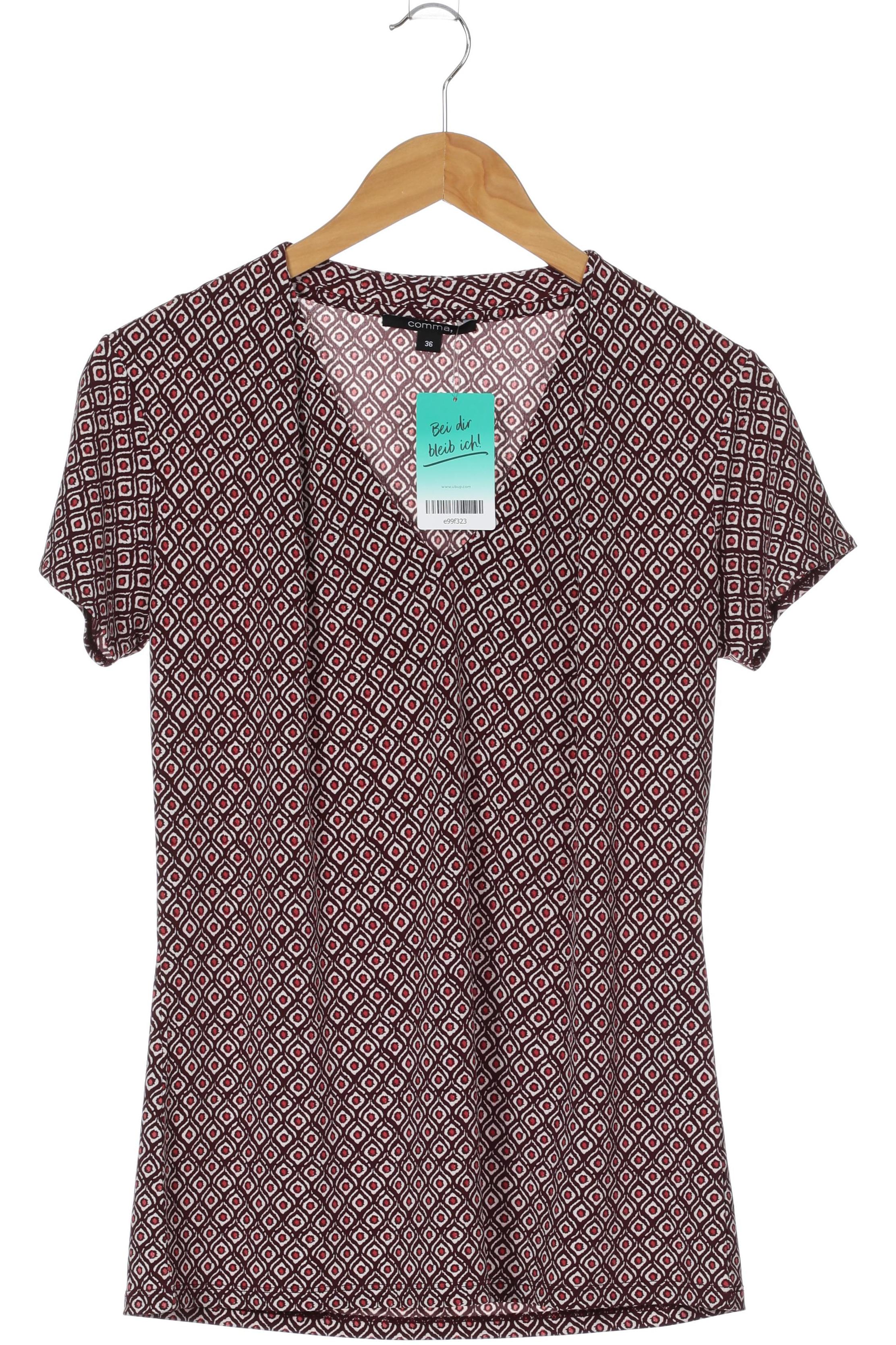 

Comma Damen T-Shirt, braun, Gr. 36