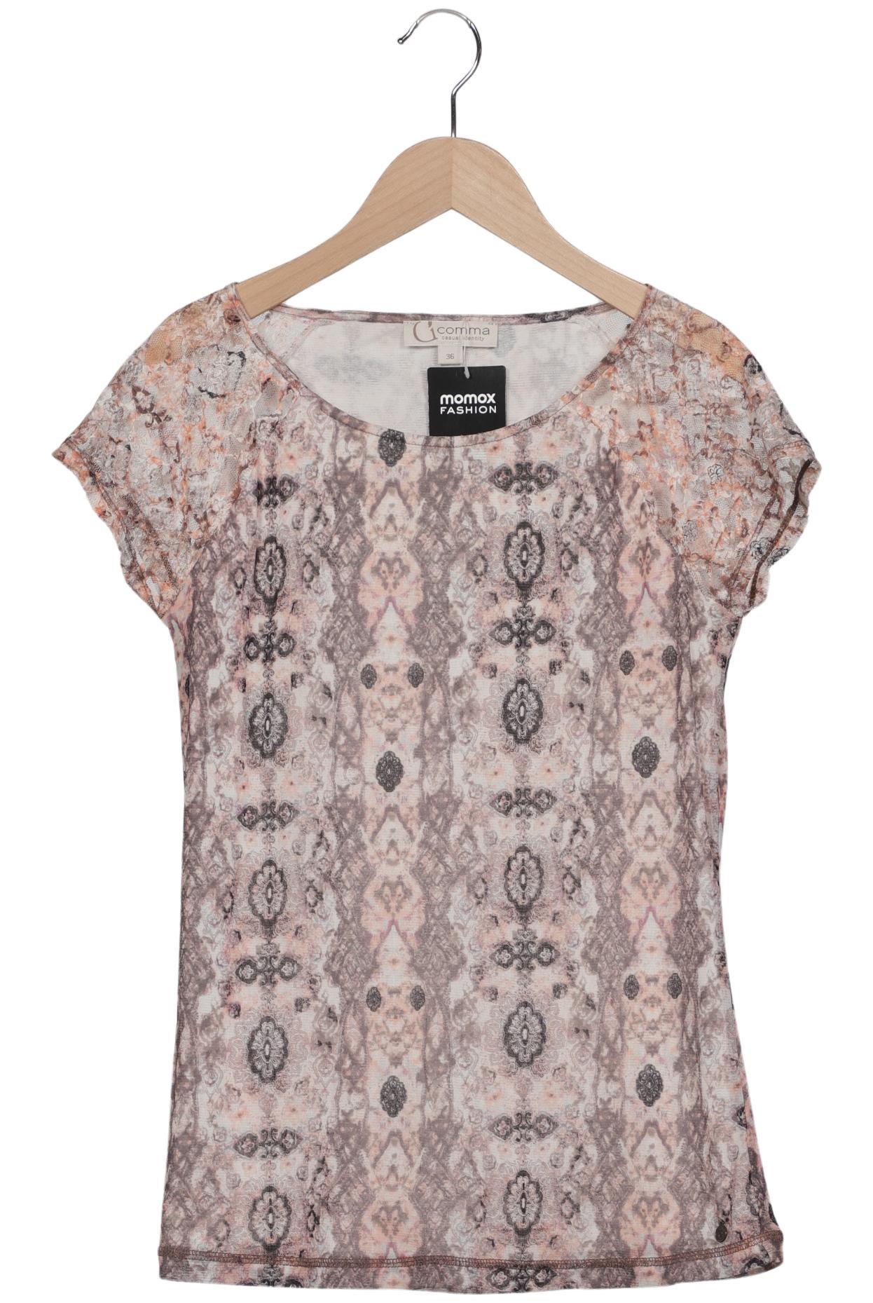 

Comma Damen T-Shirt, beige, Gr. 36