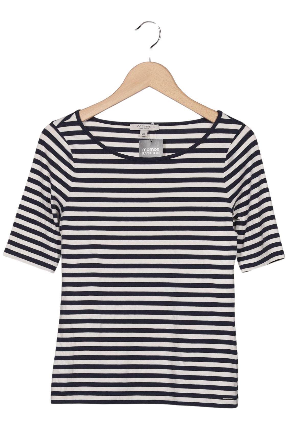 

Comma Damen T-Shirt, hellblau, Gr. 36