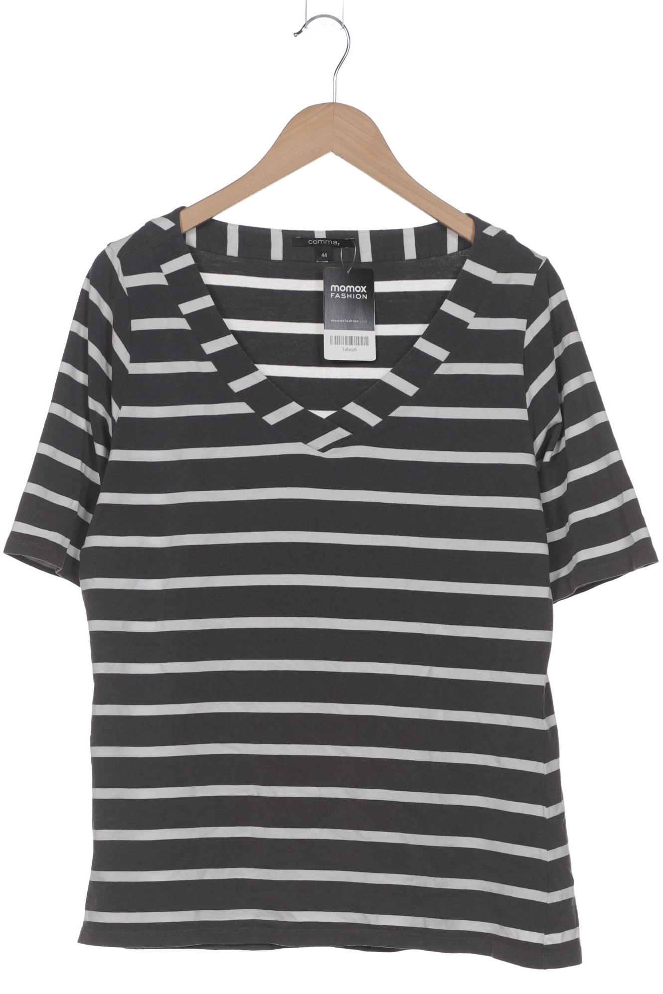 

Comma Damen T-Shirt, grau, Gr. 44
