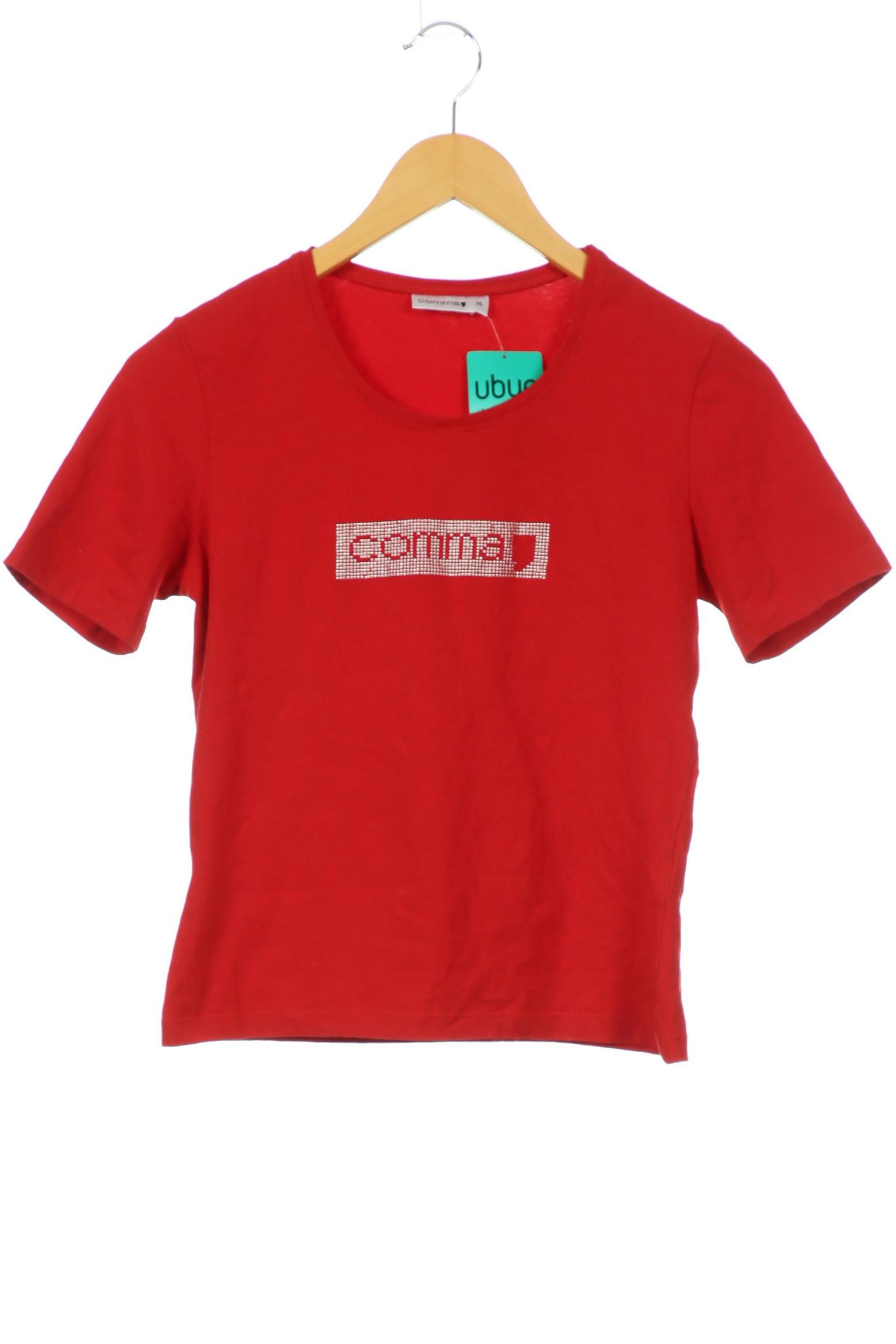 

Comma Damen T-Shirt, rot, Gr. 36