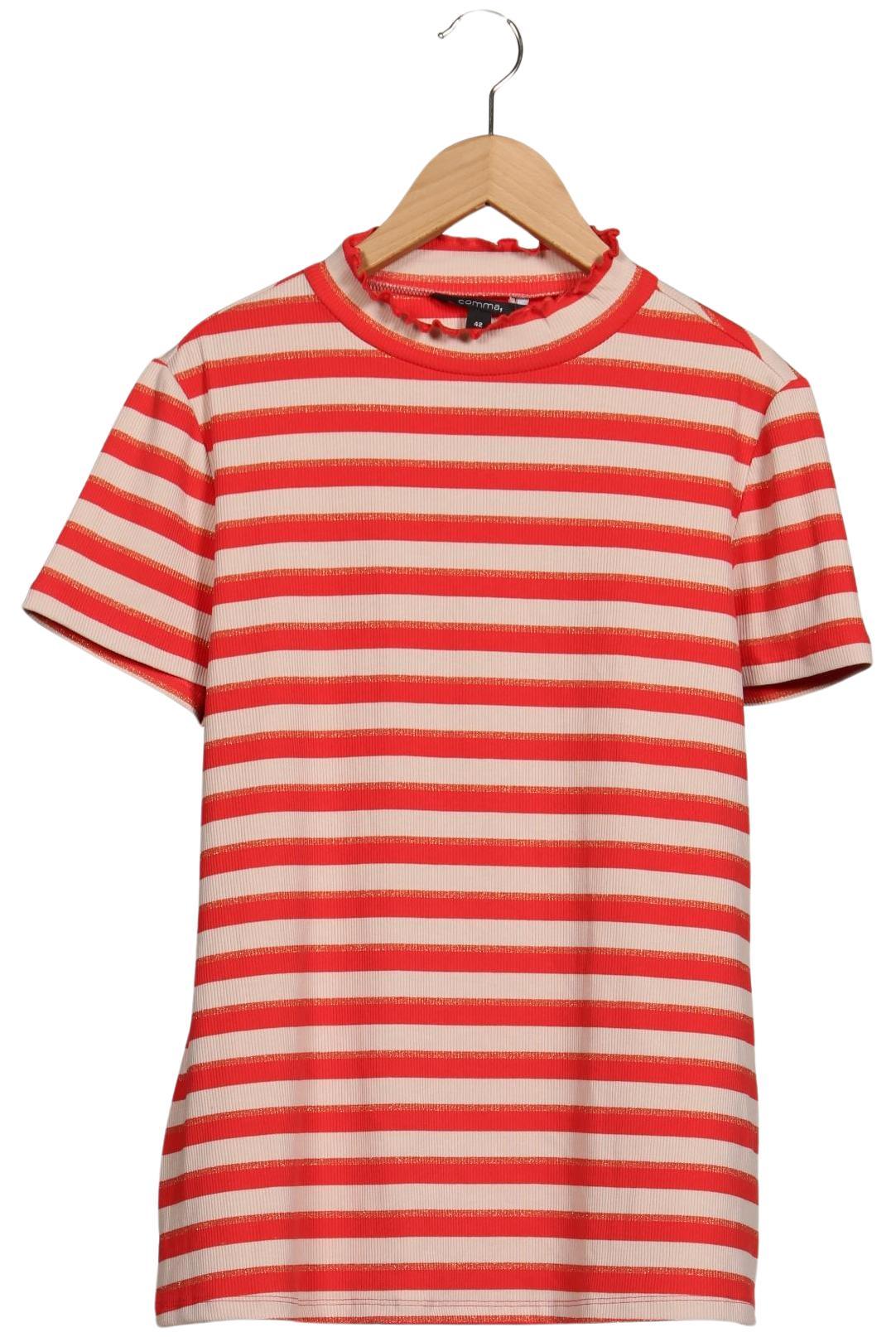 

Comma Damen T-Shirt, rot, Gr. 42