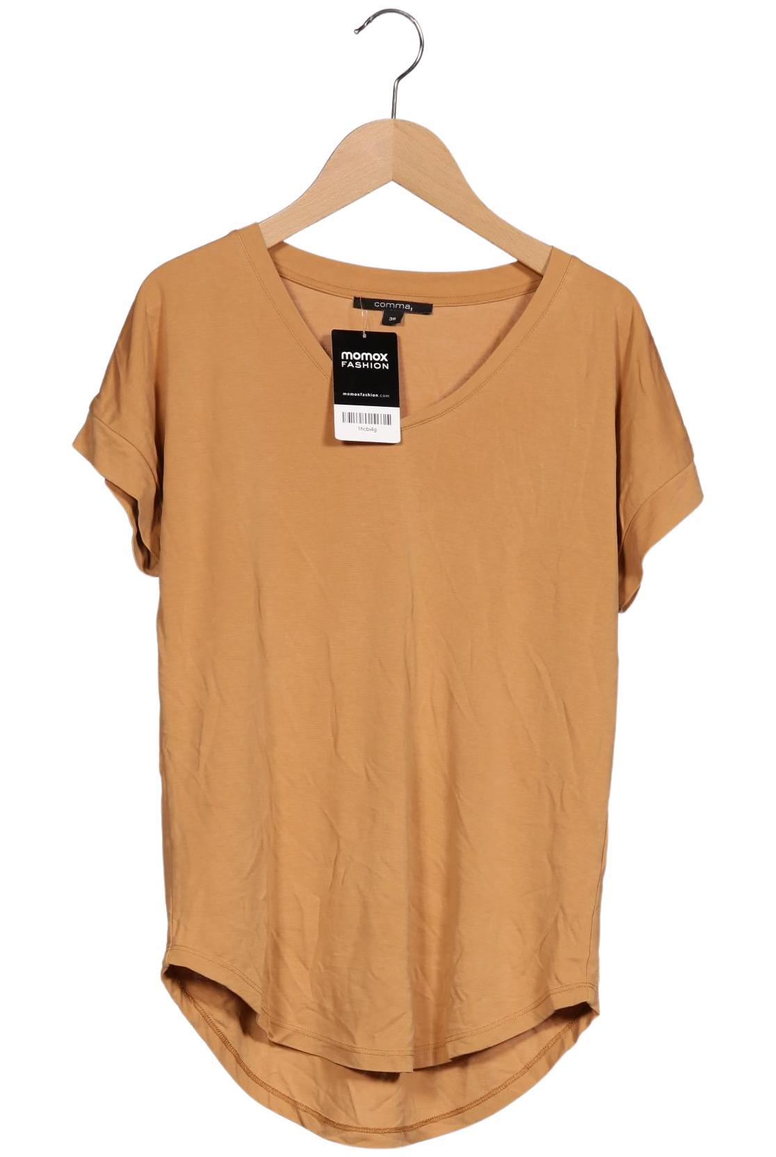 

Comma Damen T-Shirt, beige, Gr. 36
