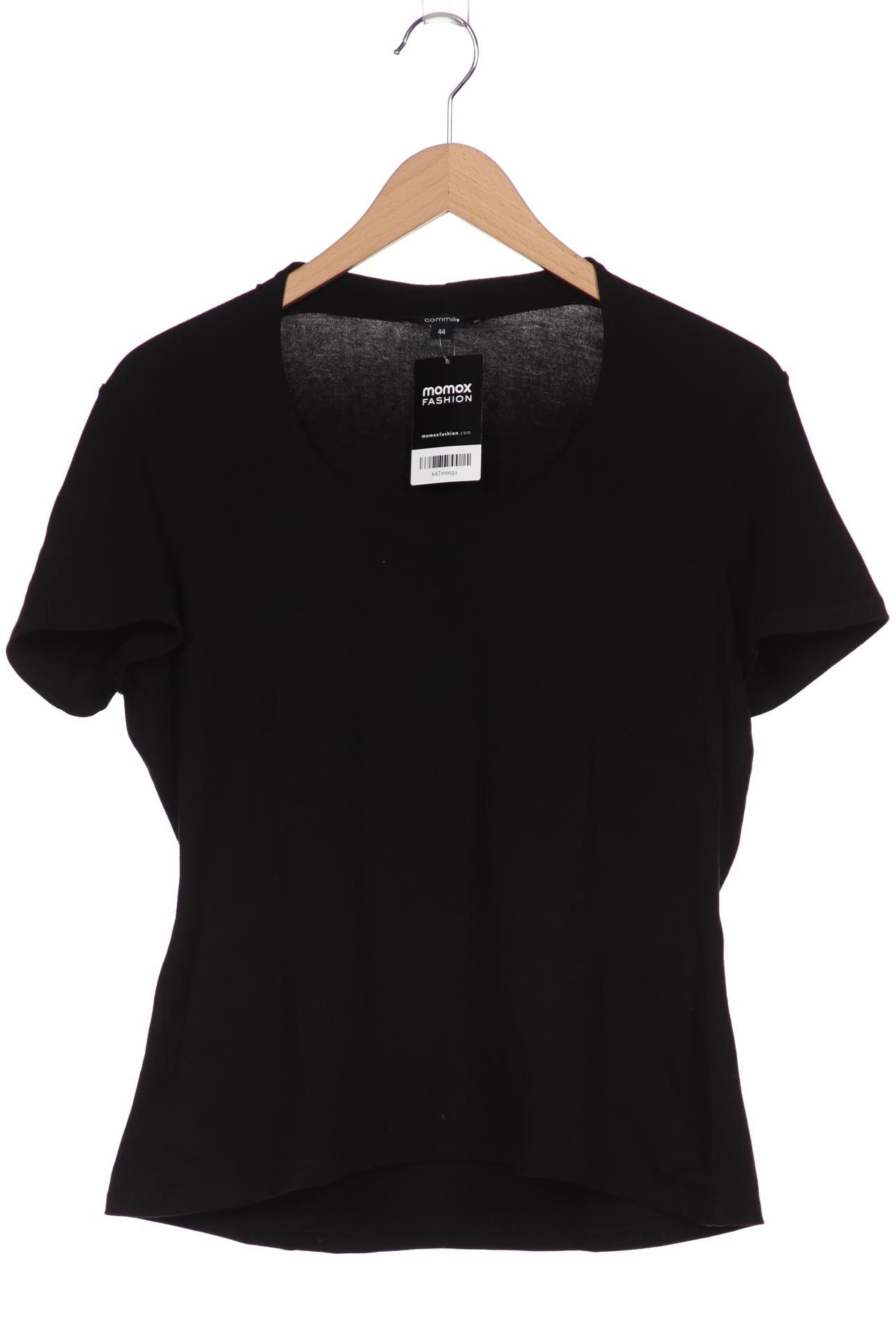 

Comma Damen T-Shirt, schwarz