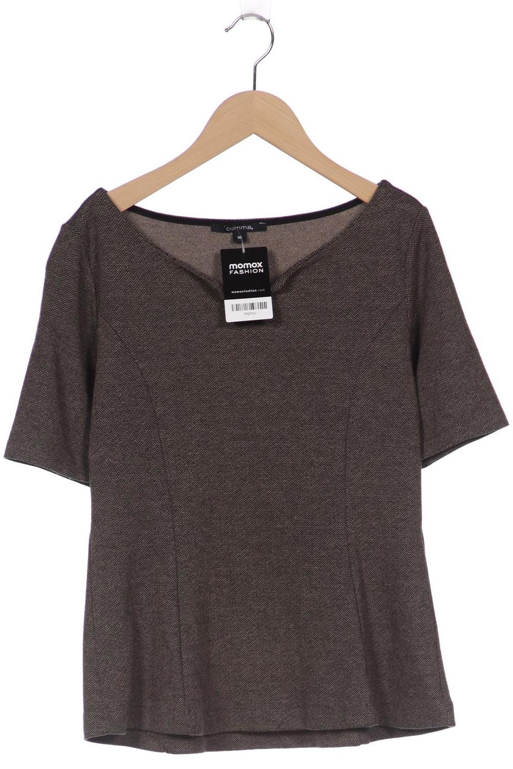 

Comma Damen T-Shirt, braun