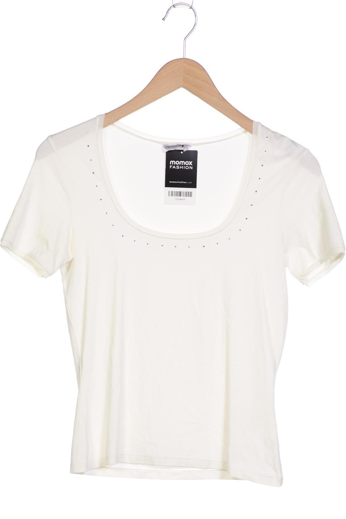 

Comma Damen T-Shirt, weiß