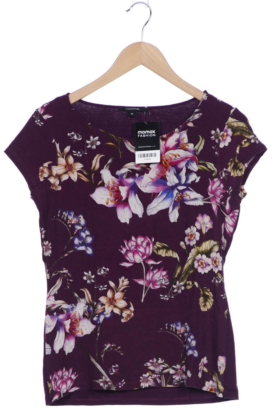 

Comma Damen T-Shirt, flieder, Gr. 36