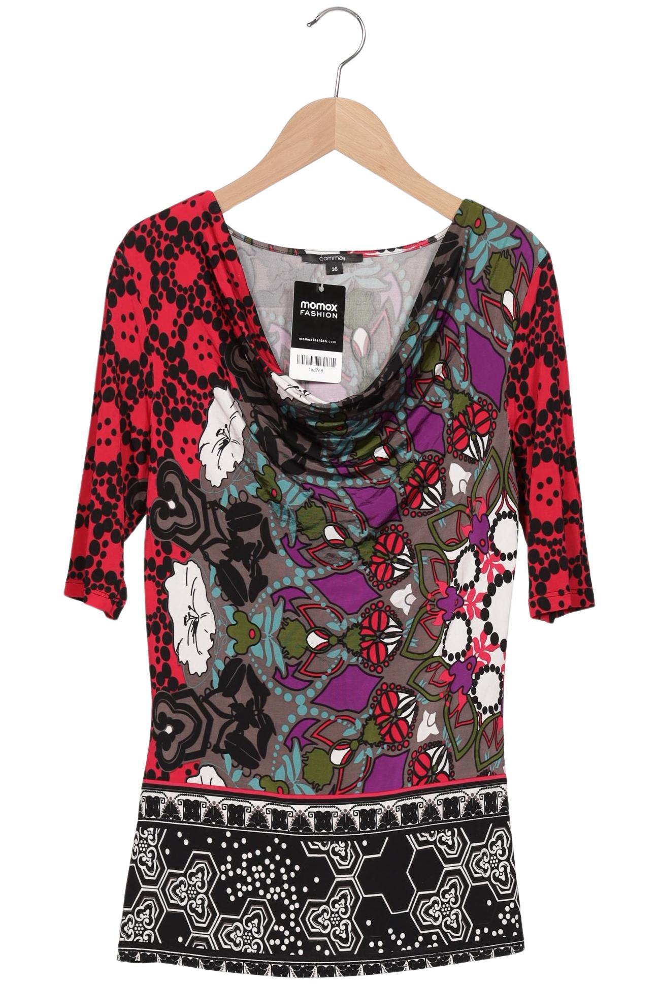 

Comma Damen T-Shirt, grau, Gr. 36