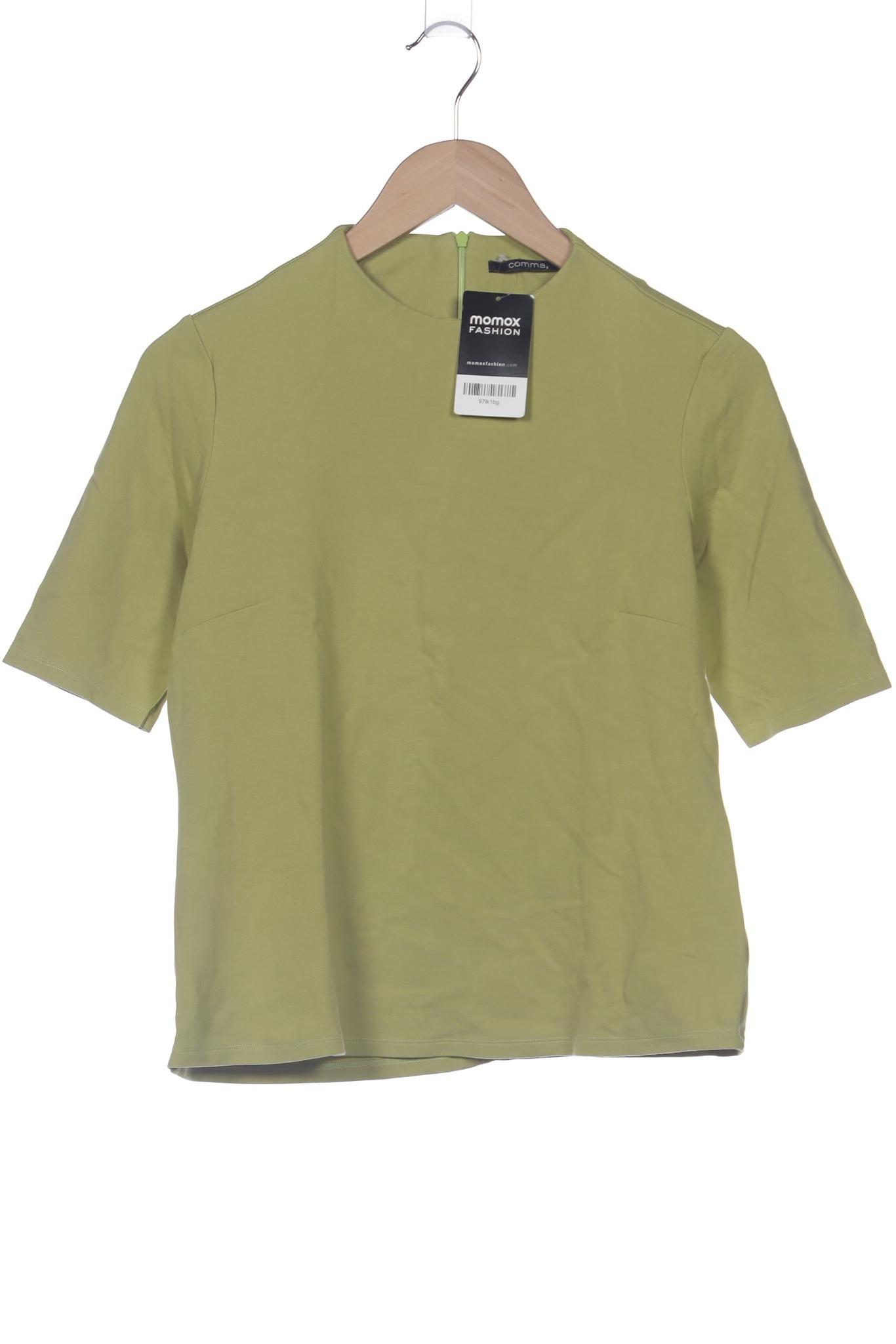

Comma Damen T-Shirt, grün, Gr. 40