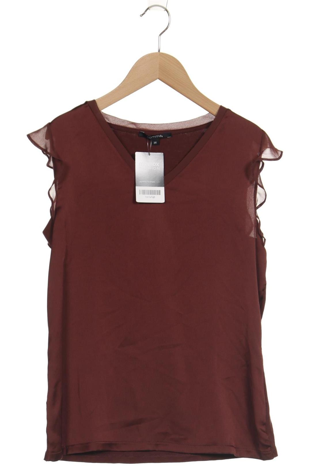 

Comma Damen T-Shirt, braun, Gr. 34
