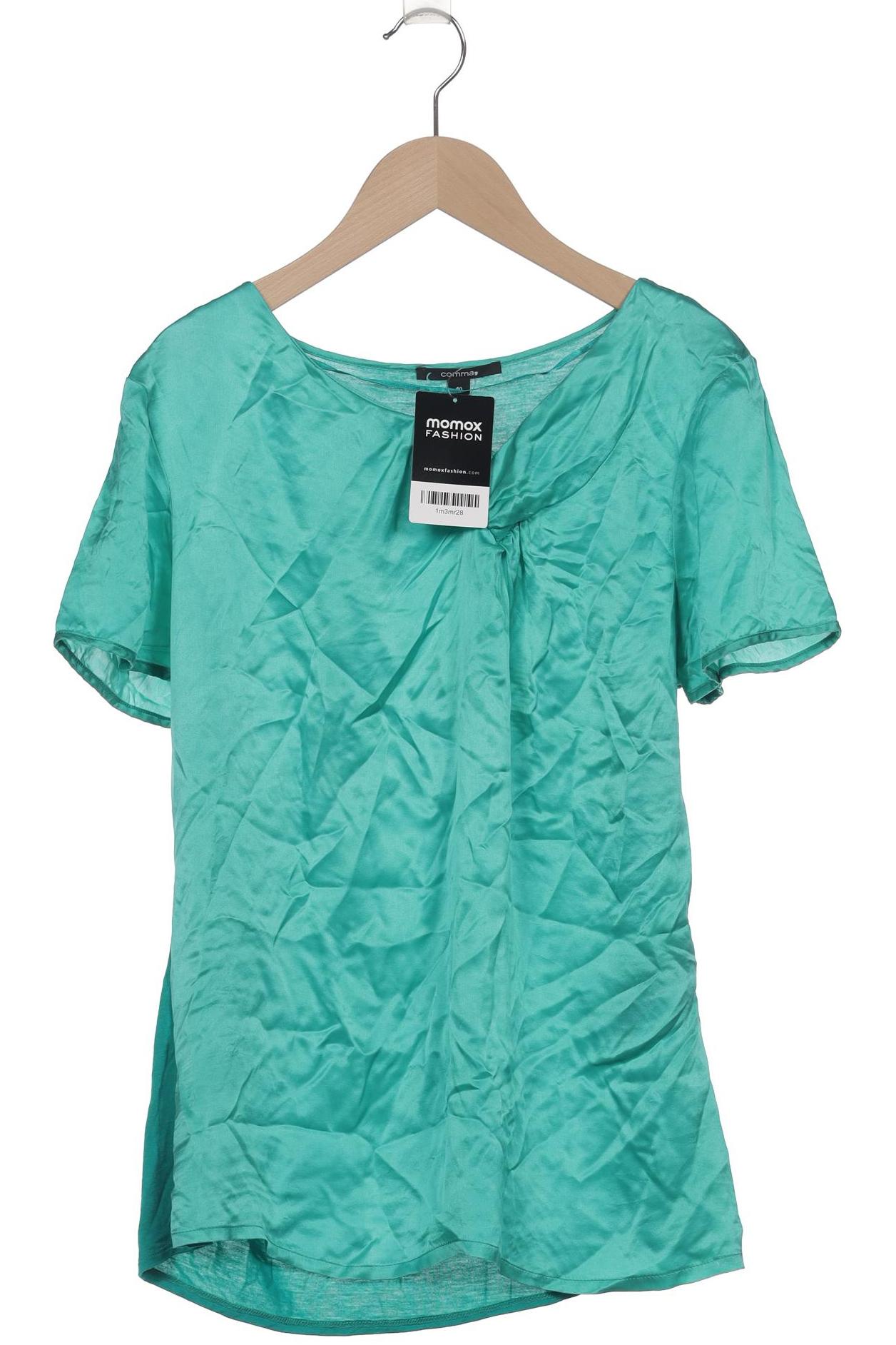 

Comma Damen T-Shirt, türkis, Gr. 40
