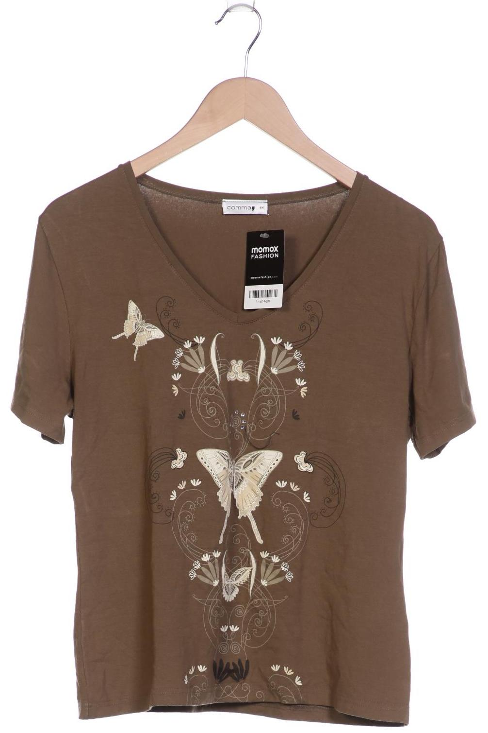 

Comma Damen T-Shirt, grün, Gr. 44