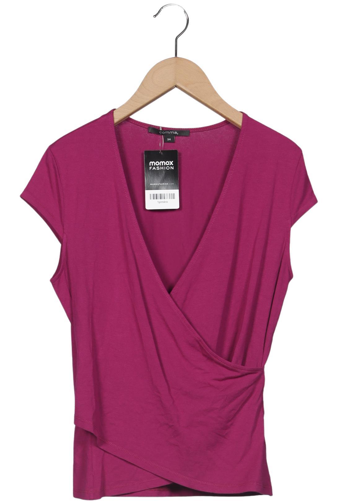 

Comma Damen T-Shirt, pink, Gr. 34