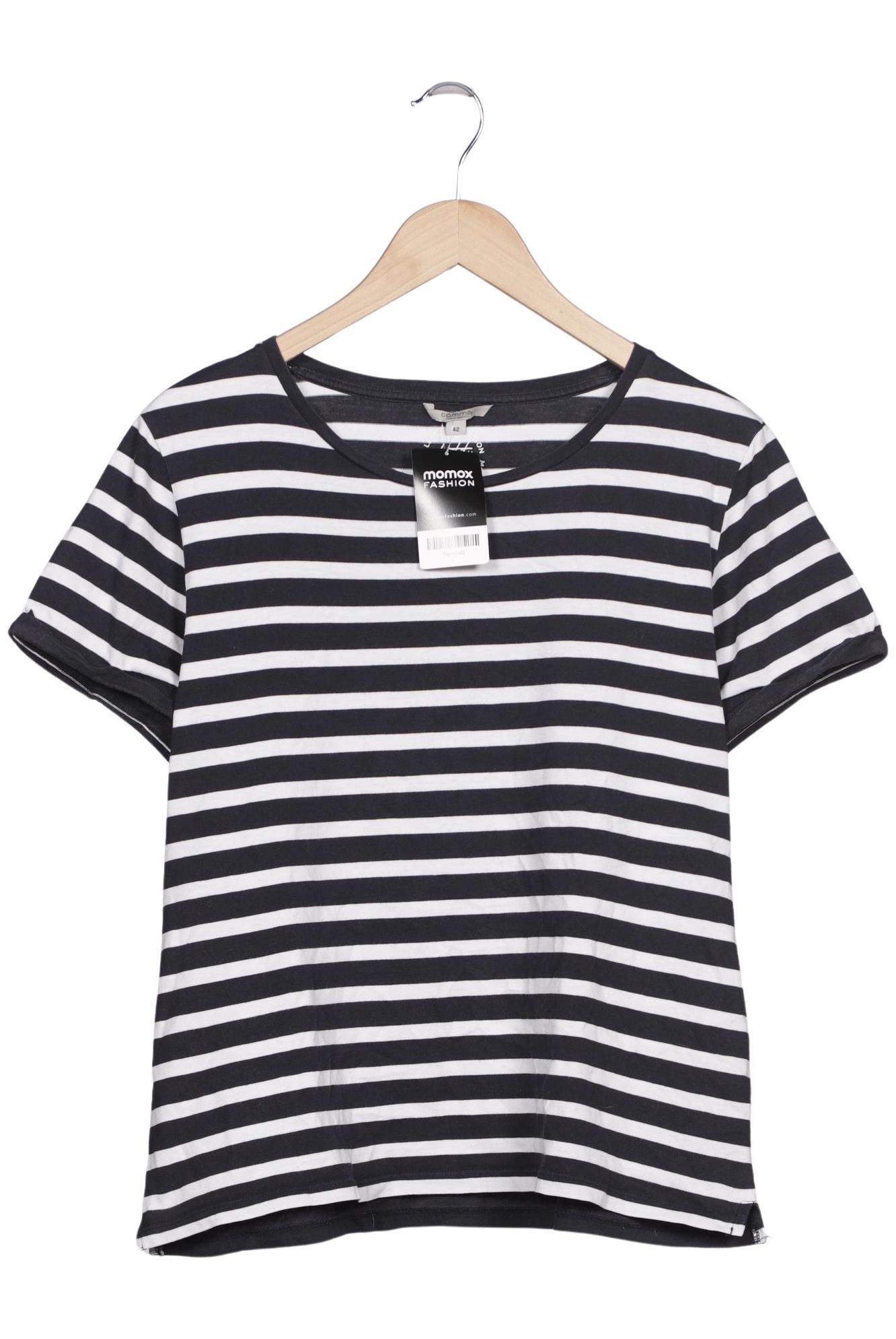 

Comma Damen T-Shirt, marineblau, Gr. 42