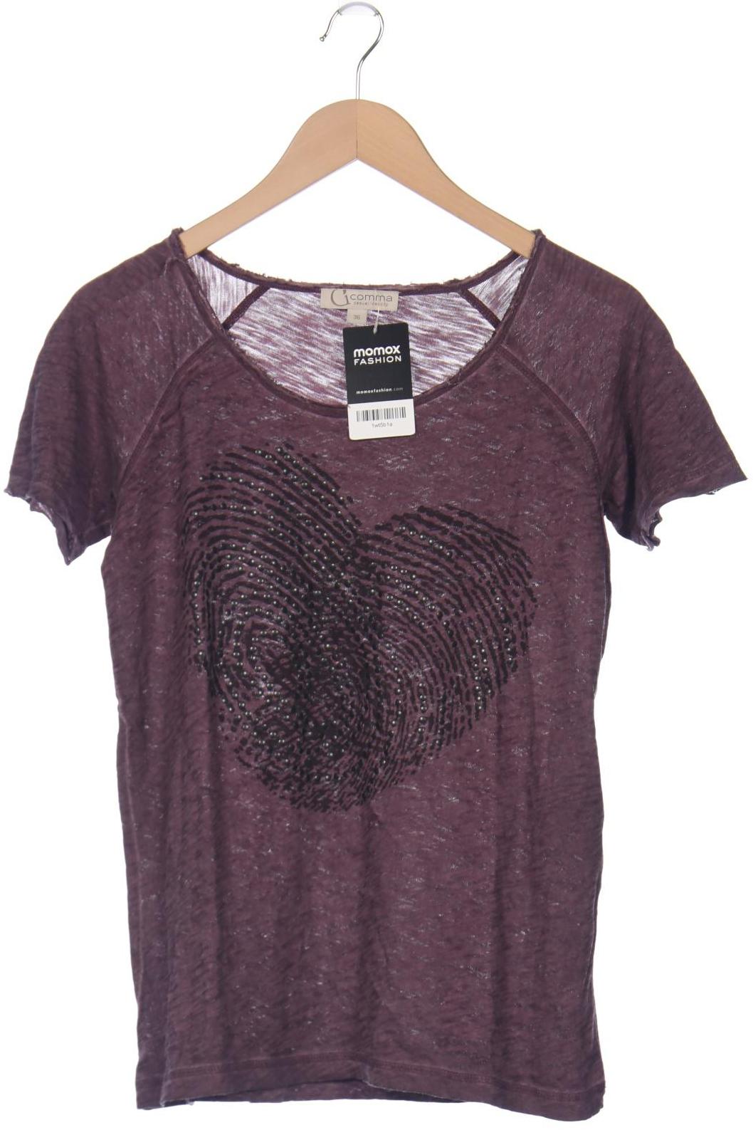 

Comma Damen T-Shirt, bordeaux