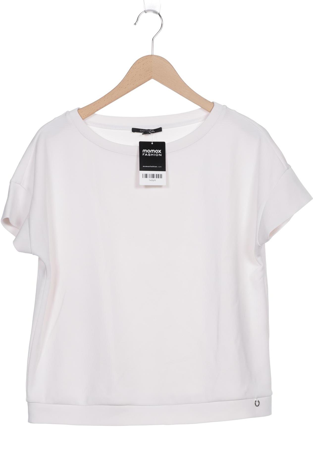 

Comma Damen T-Shirt, cremeweiß