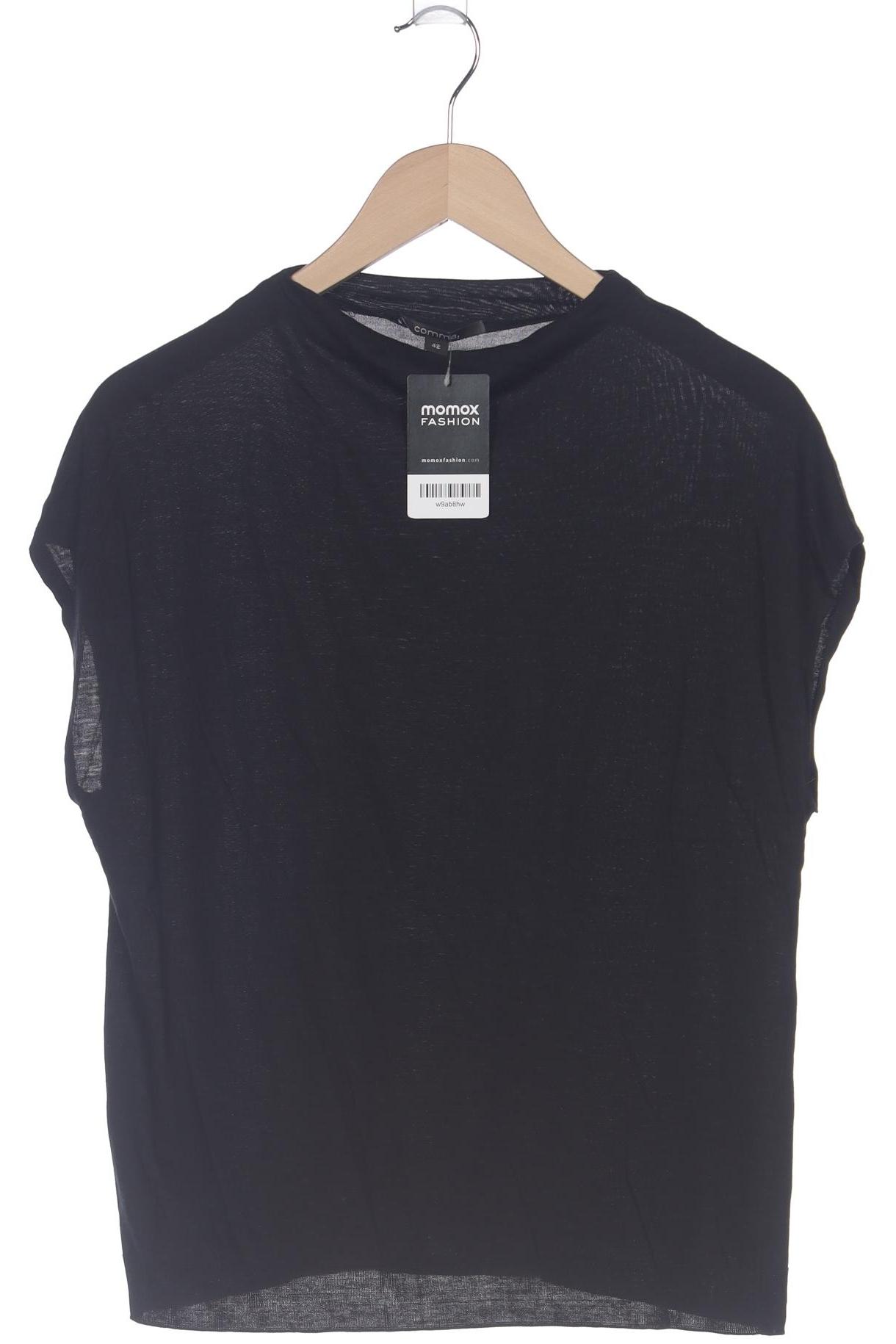 

Comma Damen T-Shirt, schwarz, Gr. 42