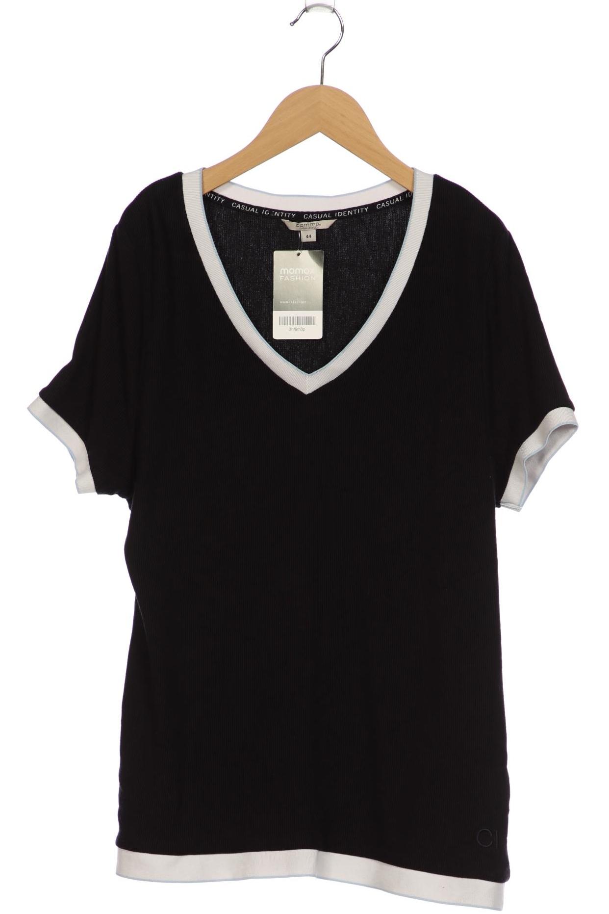 

Comma Damen T-Shirt, marineblau, Gr. 44