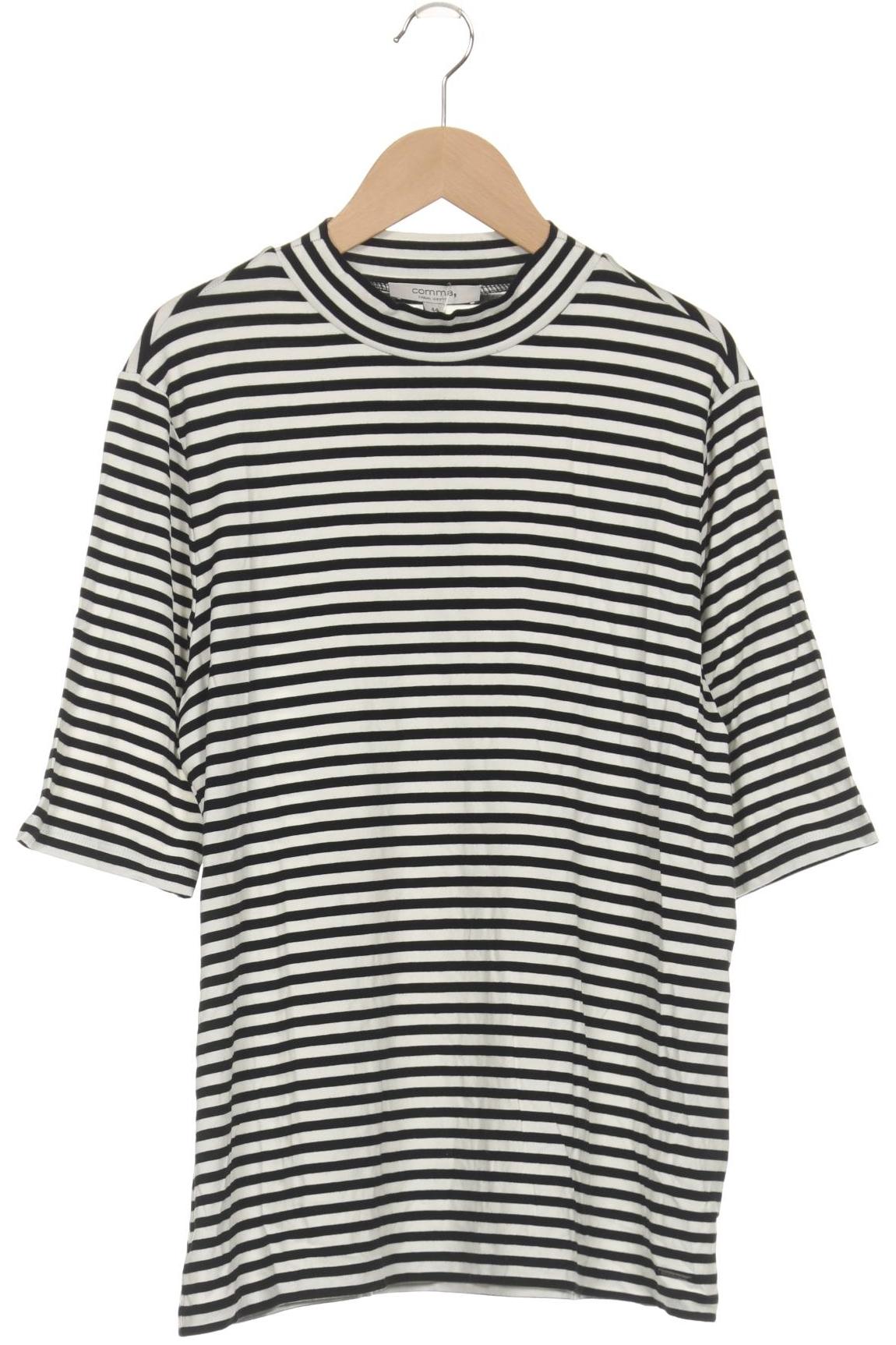 

Comma Damen T-Shirt, schwarz, Gr. 44