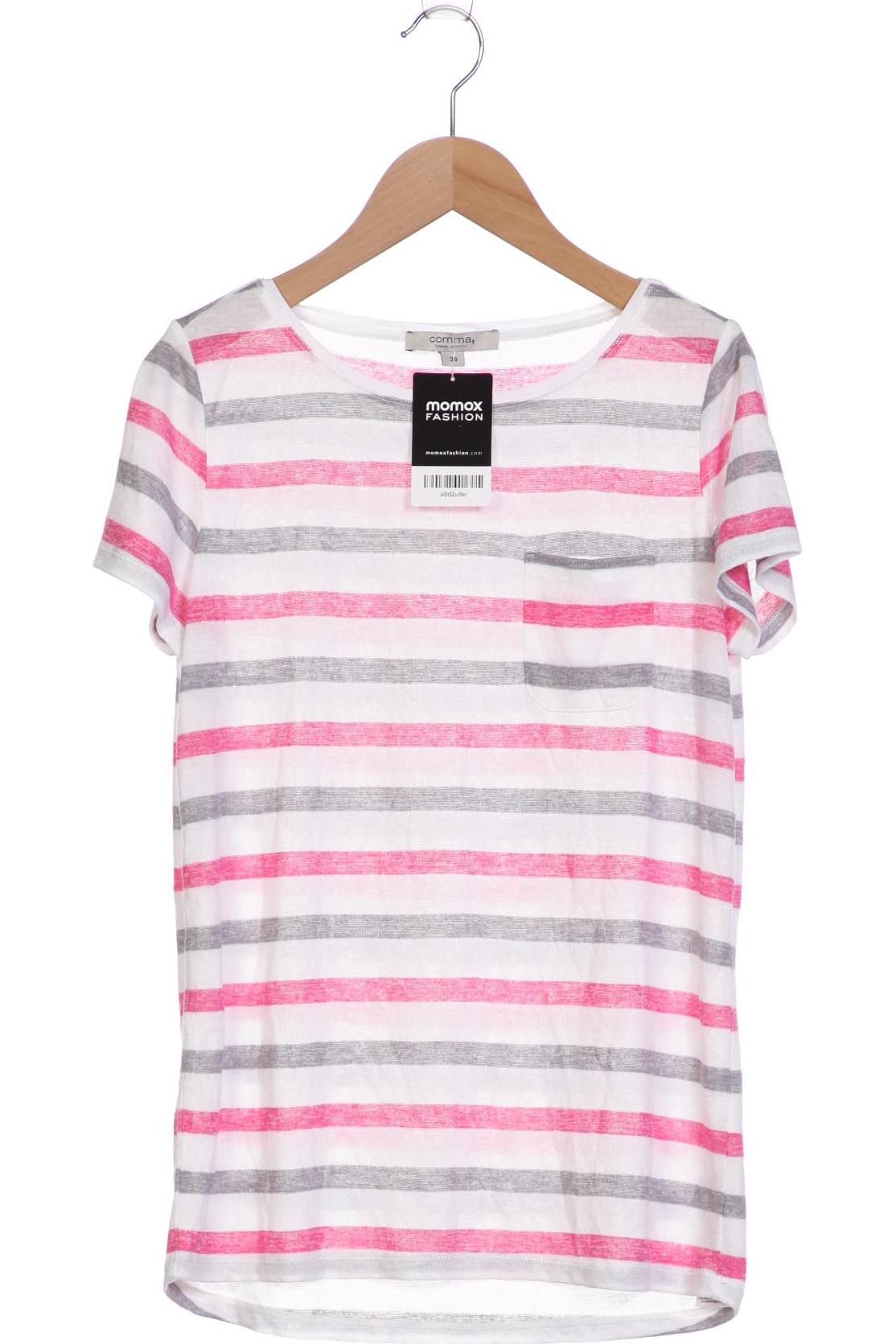 

Comma Damen T-Shirt, weiß, Gr. 36