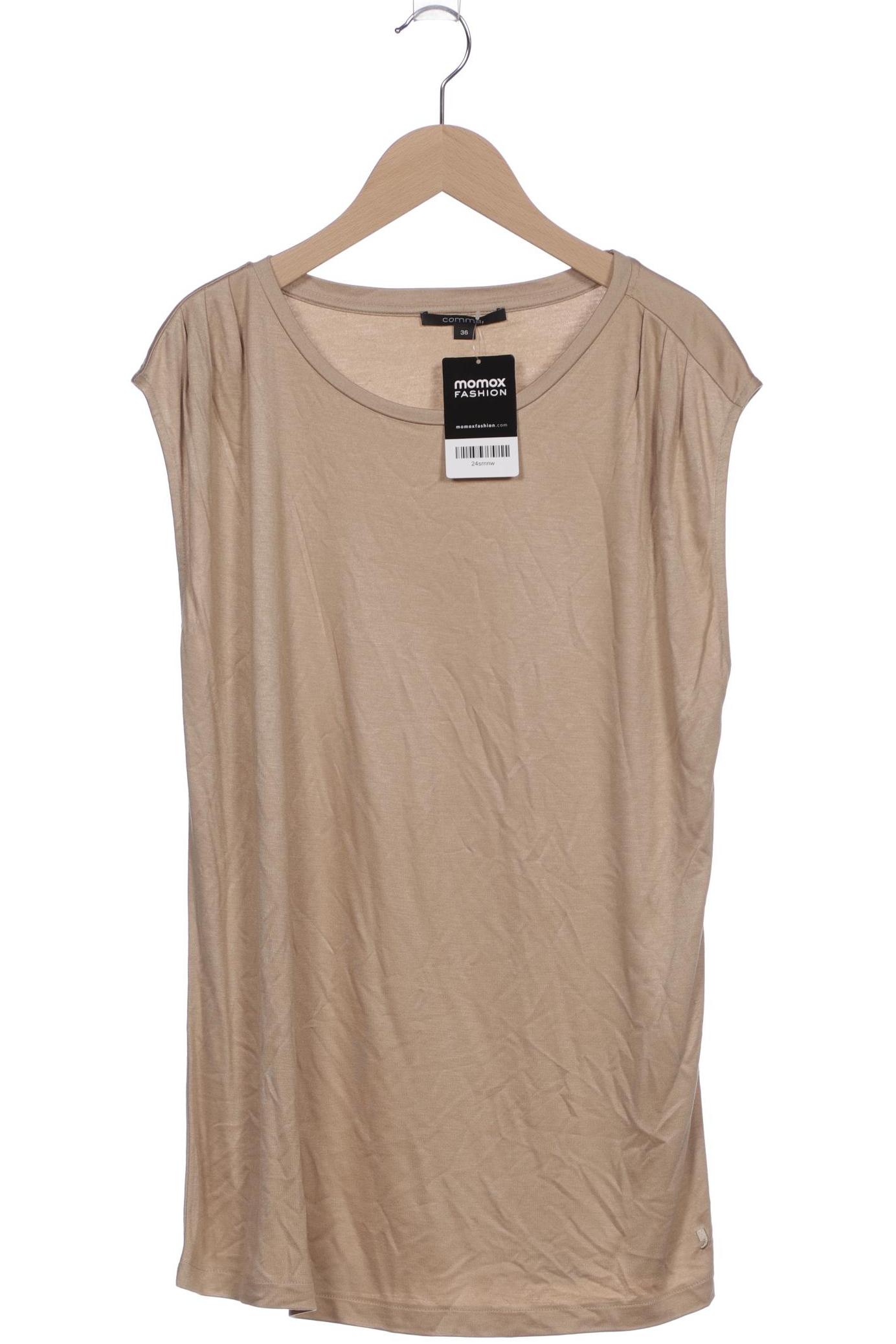 

Comma Damen T-Shirt, beige, Gr. 36