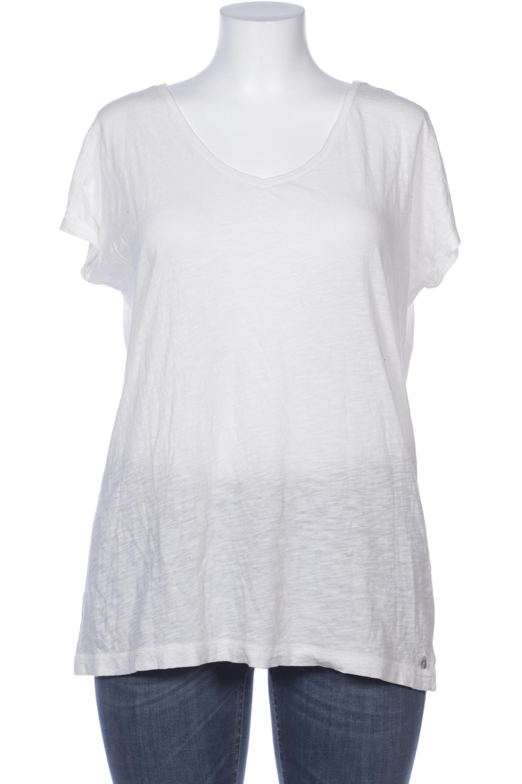 

Comma Damen T-Shirt, cremeweiß, Gr. 44