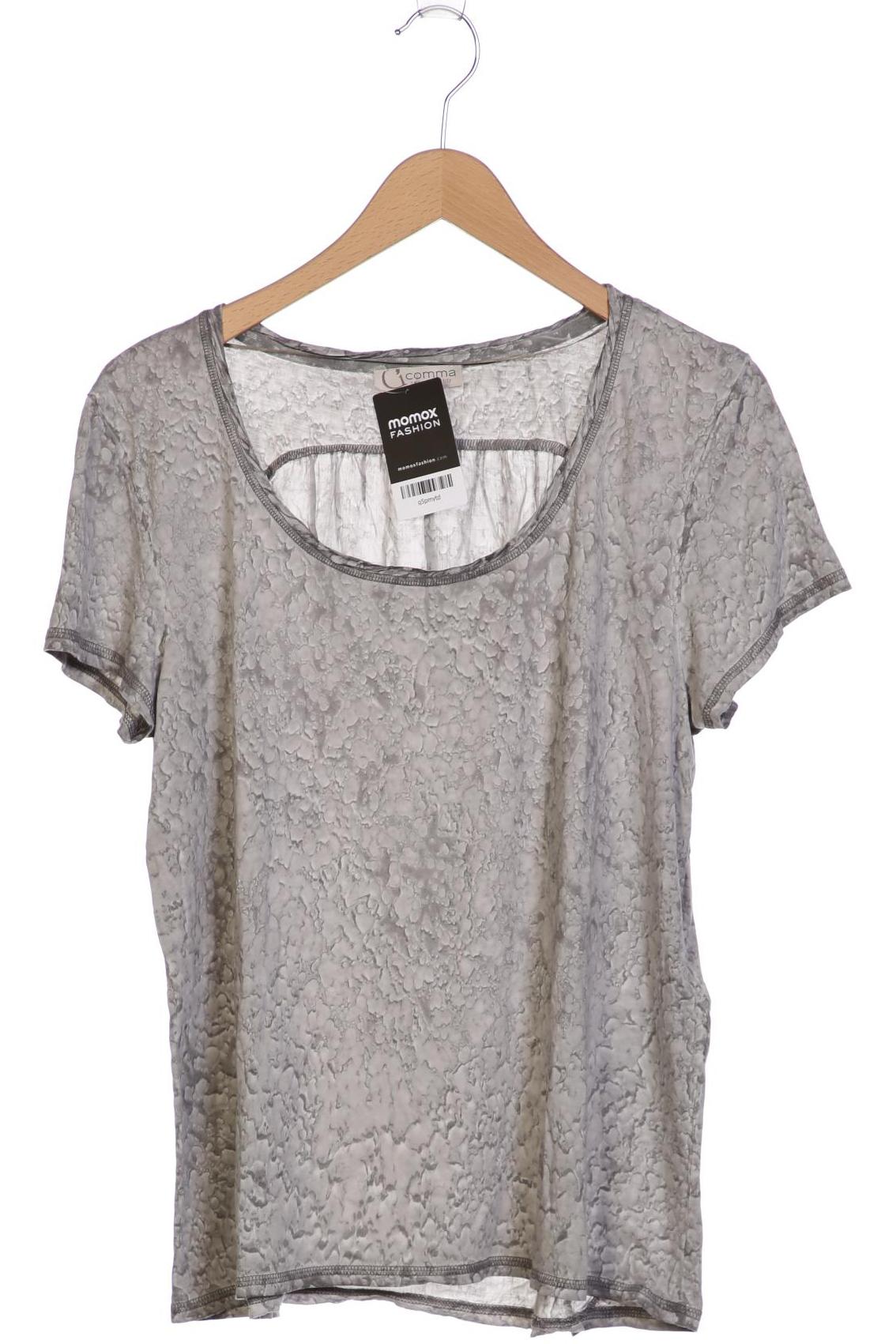 

Comma Damen T-Shirt, grau, Gr. 38