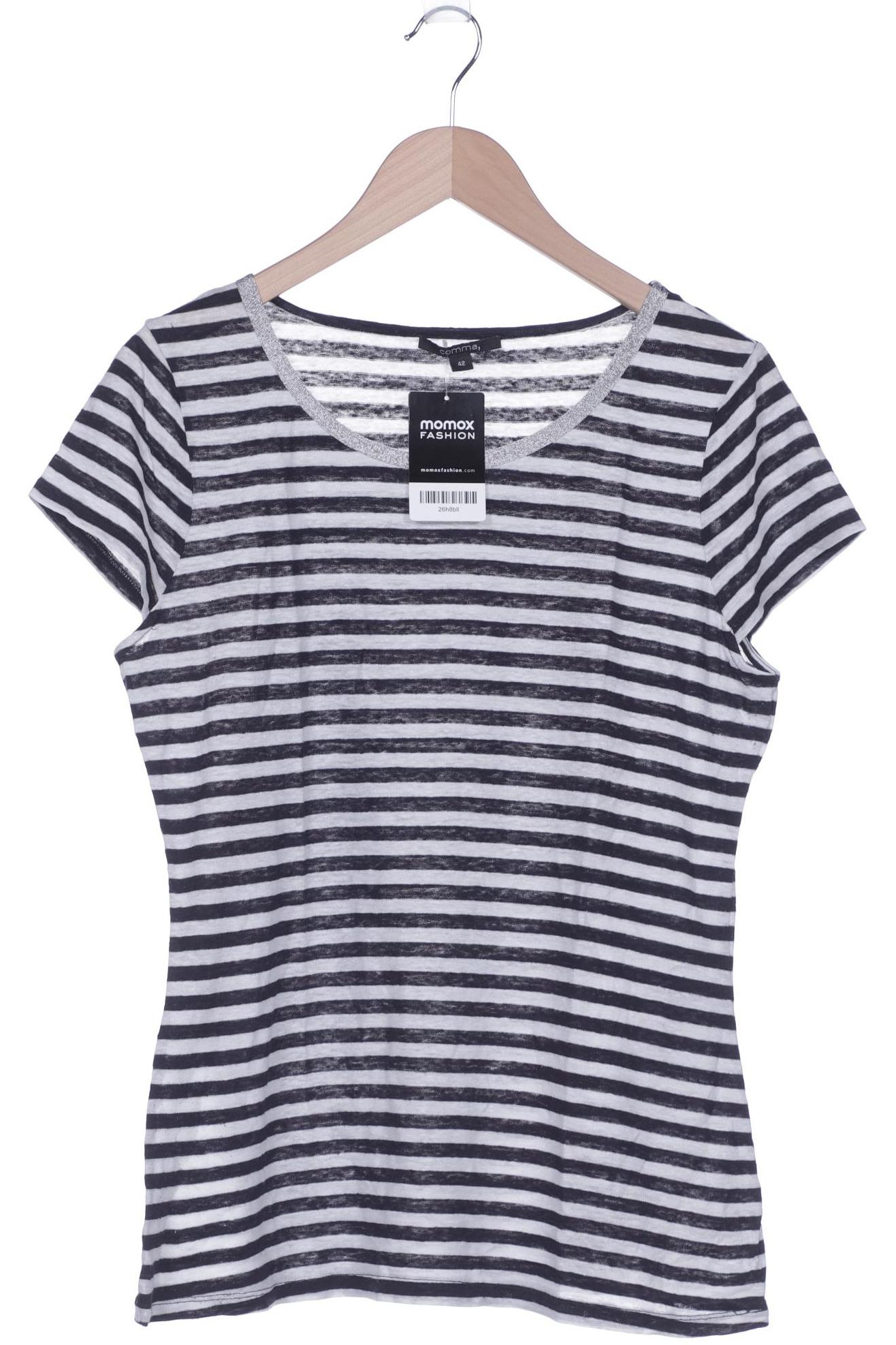 

Comma Damen T-Shirt, marineblau